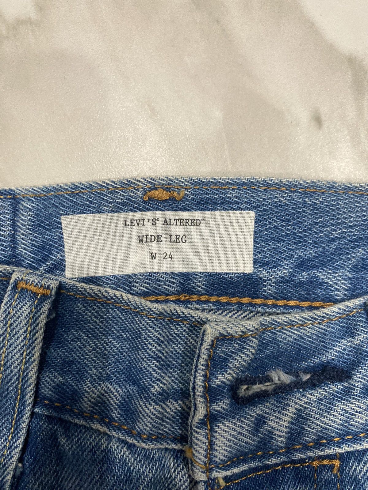 Levi's × Vintage Vintage Wide Leg Altered Levis Size 24" / US 00 / IT 34 - 2 Thumbnail