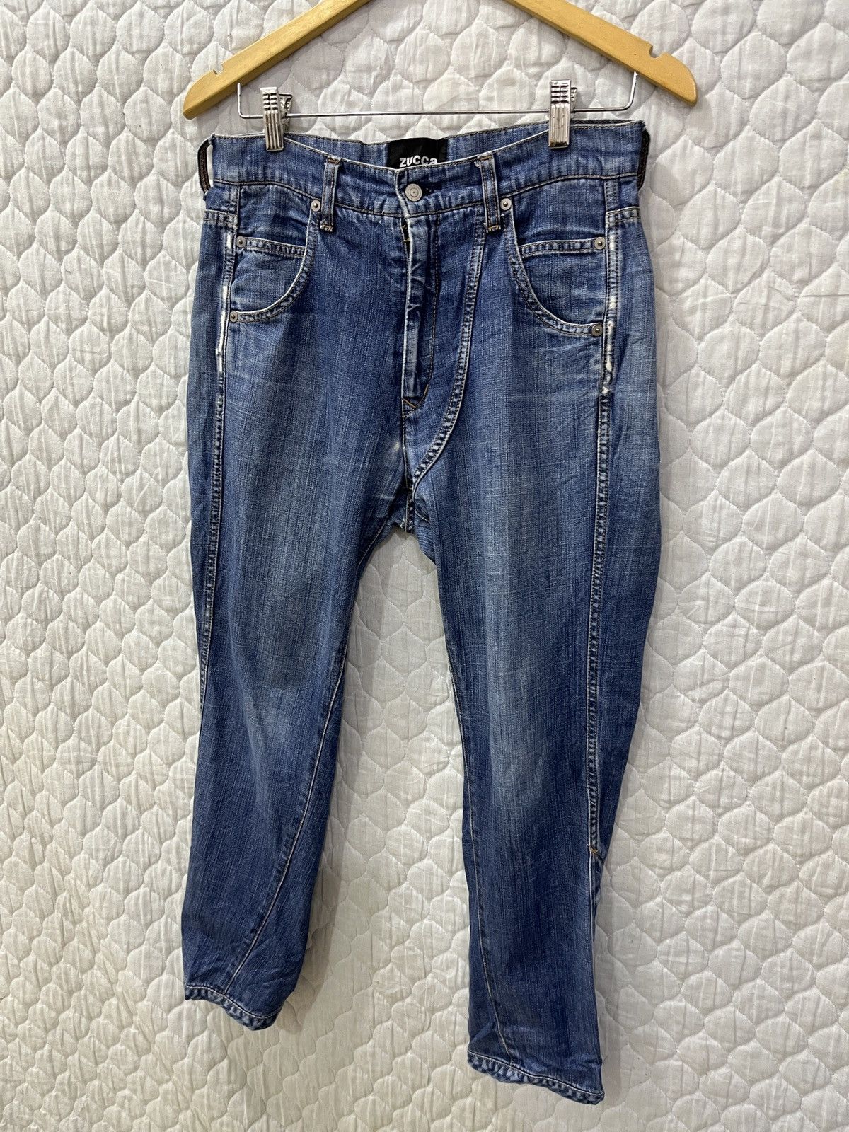 Issey Miyake 🔥🔥🔥HYPE ZUCCA DENIM Size 30" / US 8 / IT 44 - 2 Thumbnail