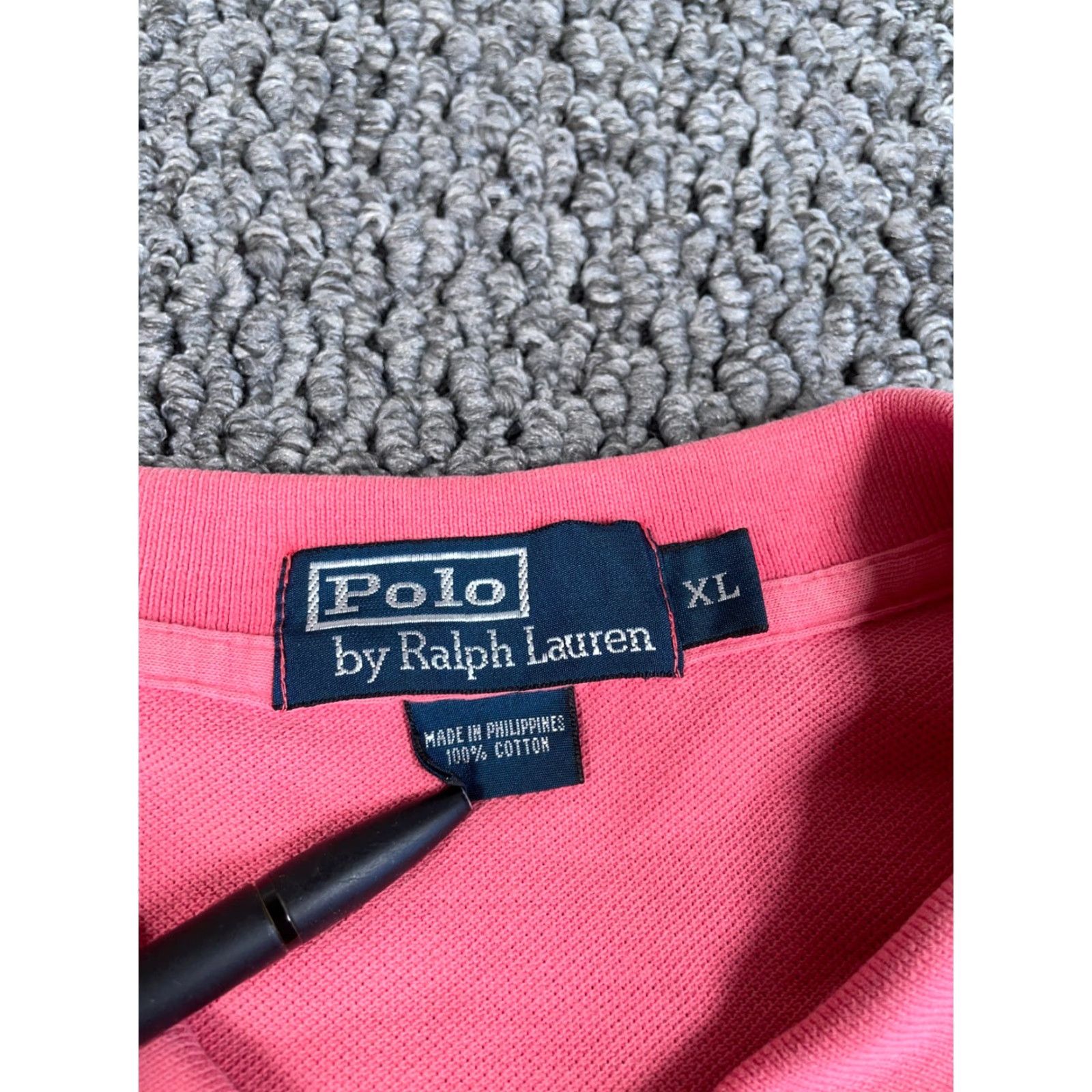 Polo Ralph Lauren Polo Ralph Lauren Classic Pique Polo Shirt Adult XL Dark Pink Embroidered Preppy 90s Mens Size US XL / EU 56 / 4 - 3 Thumbnail