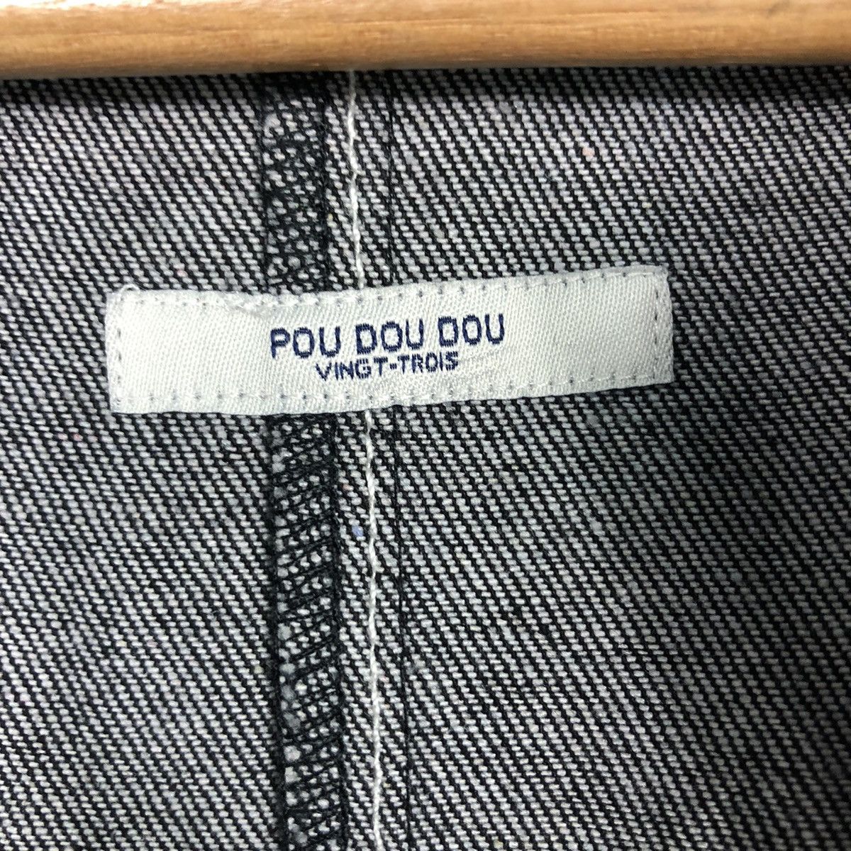Japanese Brand 📌Vintage Denim Jacket Pou Dou Dou Trucker Issey Miyake Size US M / EU 48-50 / 2 - 18 Thumbnail
