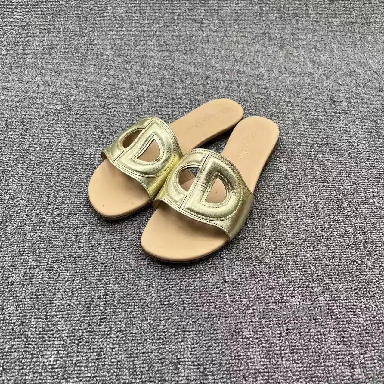 Dior Dior D-Club CD Logo Flat Sandals. Size US 4.5 / IT 34.5 - 1 Thumbnail