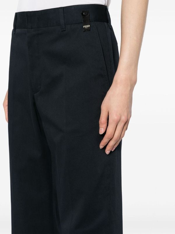 Fendi o1B3y1r0526 Casual Pant in Black Size US 34 / EU 50 - 5 Thumbnail