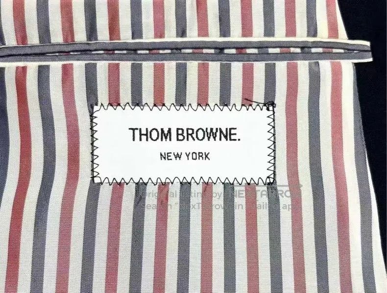 Thom Browne Thom Browne size 1 Blue Navy anchor gold buttoned suit jack Size 40S - 5 Thumbnail