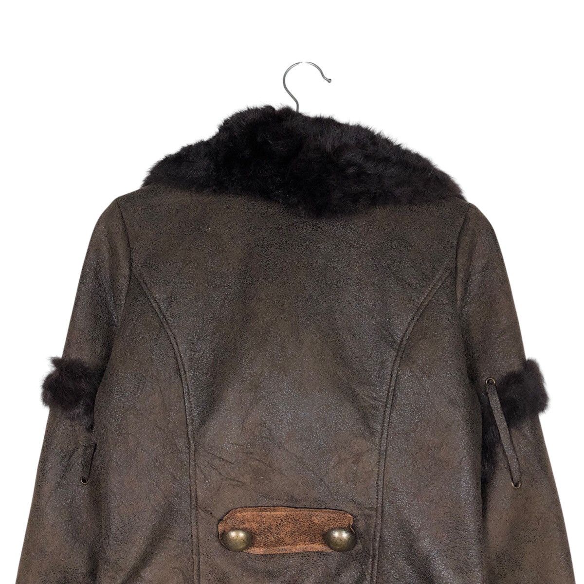 Japanese Brand 📌Cropped Biker Soft Leather Jacket Mian Deng Issey Miyake Size US L / EU 52-54 / 3 - 10 Thumbnail
