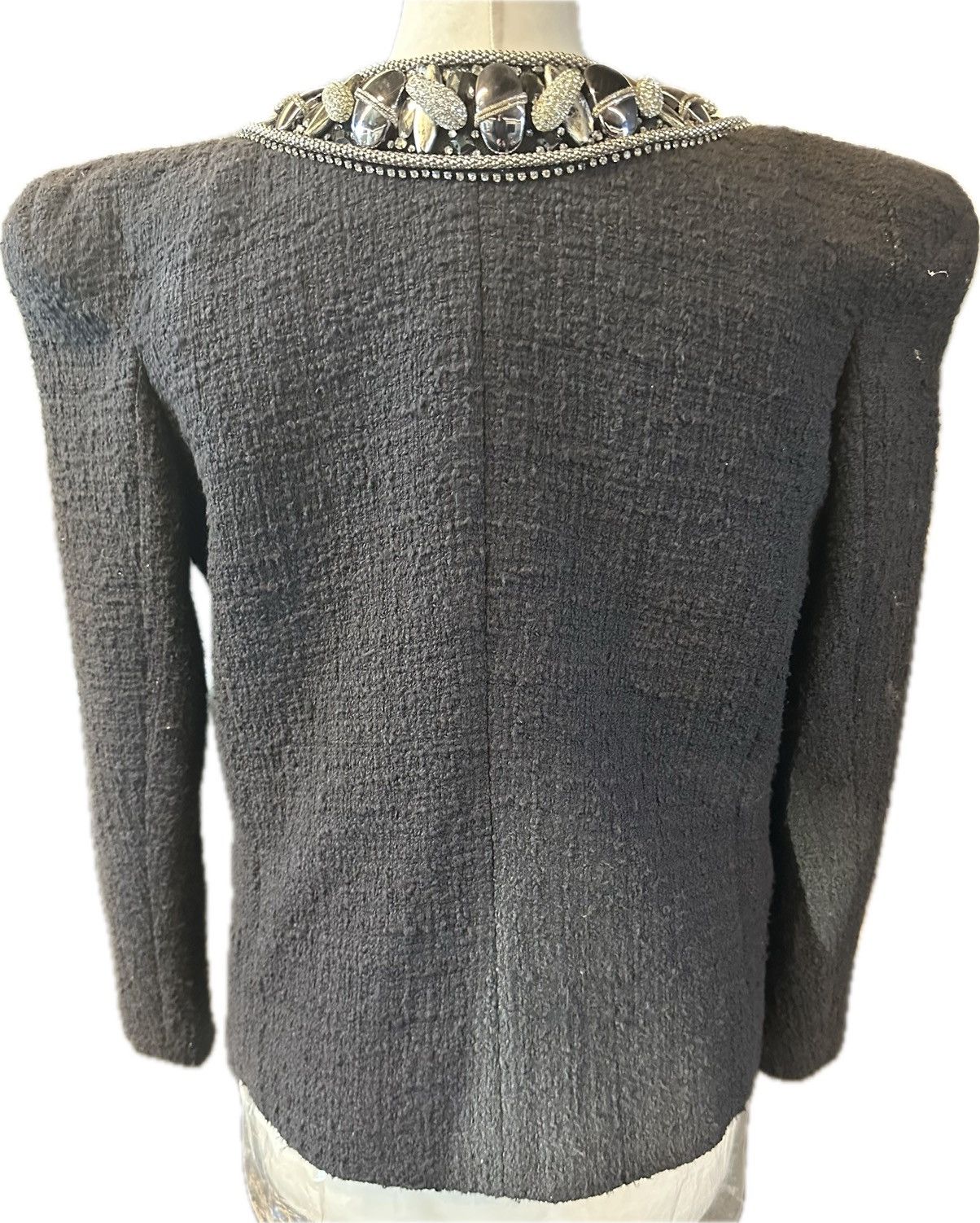 Balmain Balmain Spring 2009 Runway Tweed Black Jacket Size M / US 6-8 / IT 42-44 - 6 Thumbnail