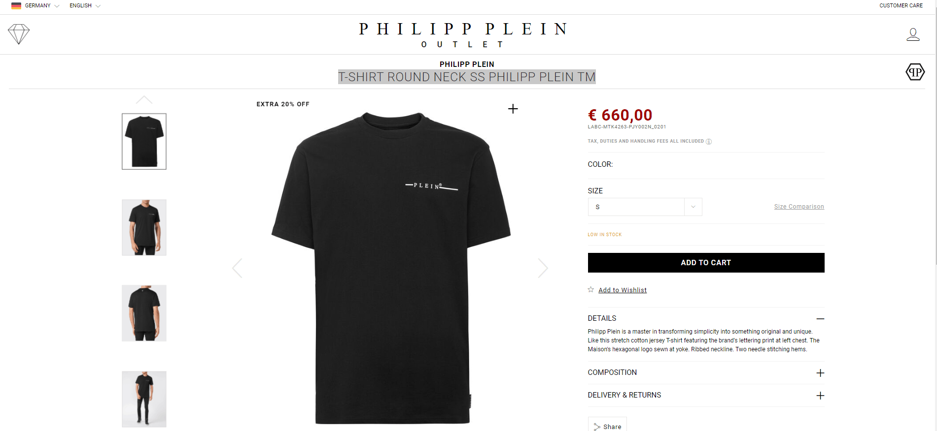 Philipp Plein PHILIPP PLEIN Logo 100% Authentic,ROUND NECK SOLD OUT Size US S / EU 44-46 / 1 - 9 Thumbnail