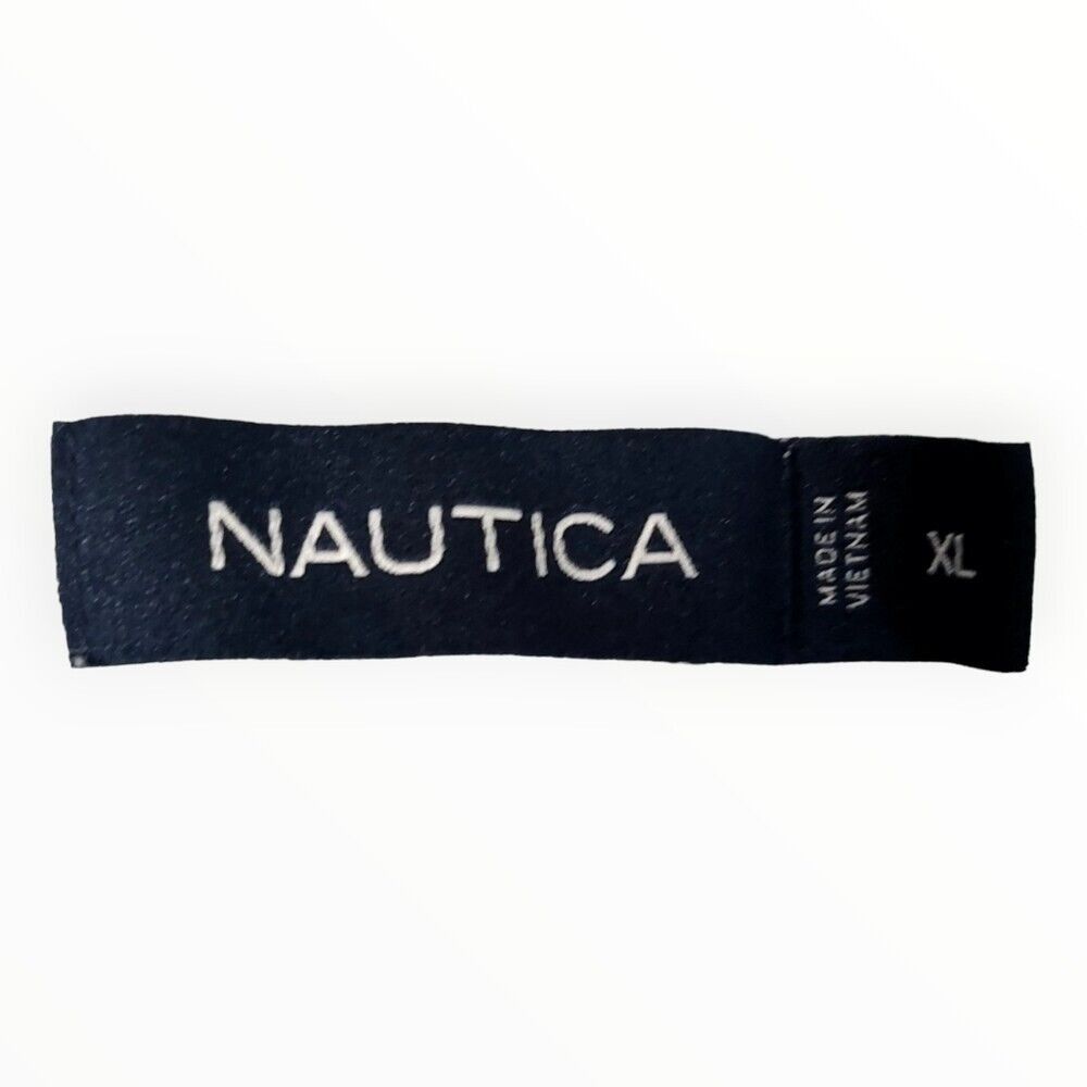 Nautica Nautica | Men's Knit Quarter-Zip Long-Sleeve Grey Sweater | Size US L / EU 52-54 / 3 - 5 Thumbnail
