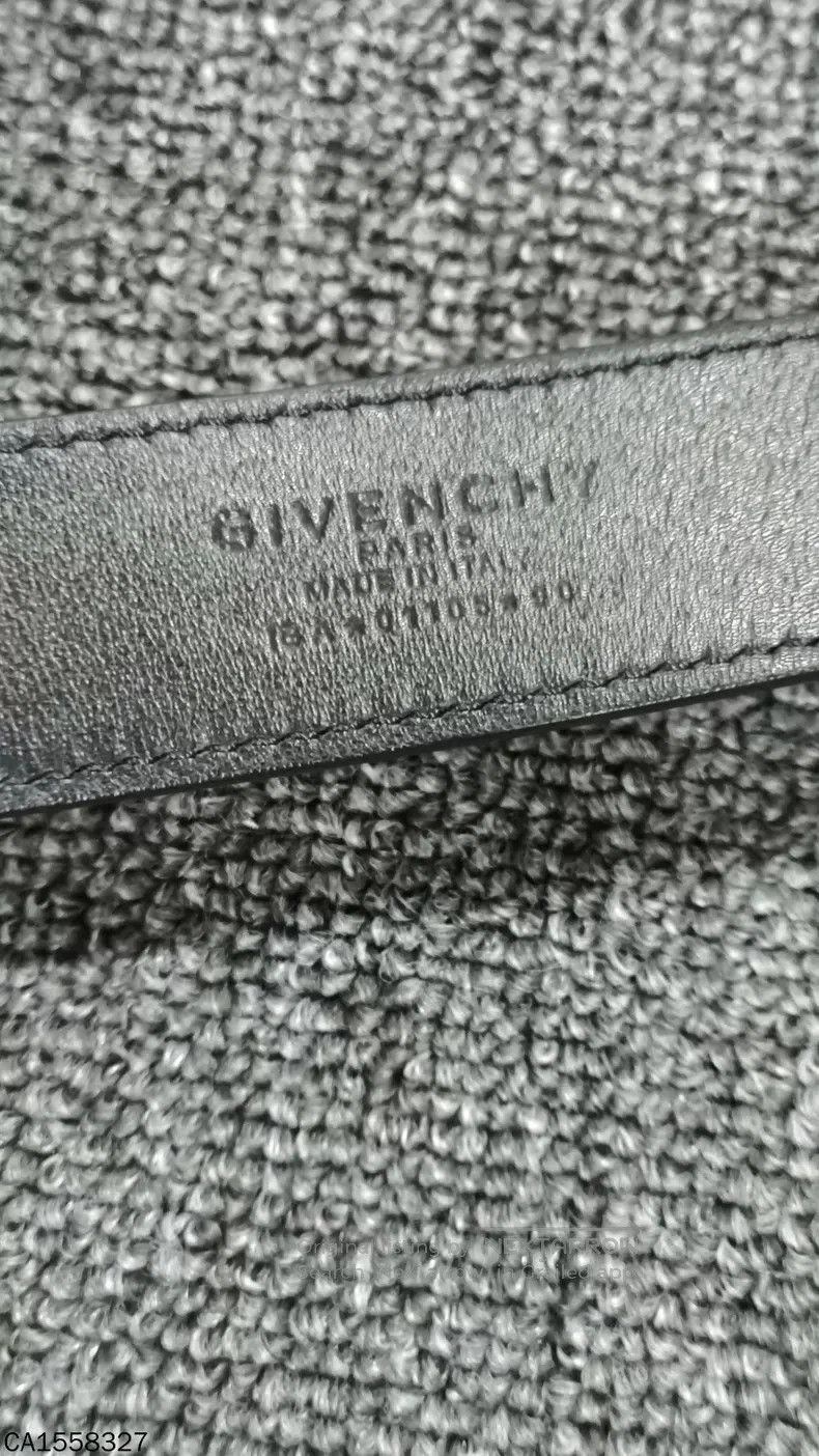 Givenchy Givenchy Silver Buckle Black Belt Size ONE SIZE - 4 Thumbnail