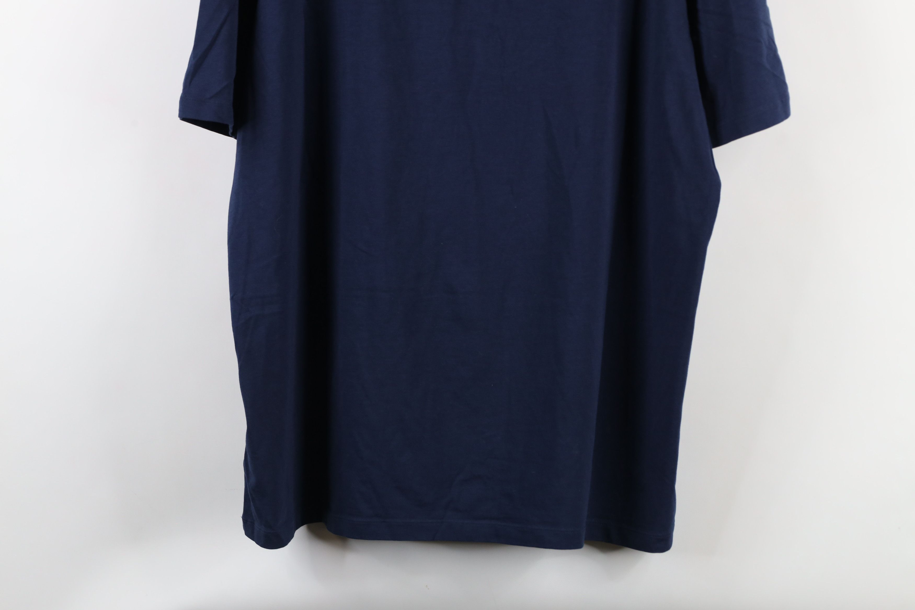 Hugo Boss × Vintage Hugo Boss Spell Out Stretch Short Sleeve T-Shirt Navy Blue Size US XL / EU 56 / 4 - 11 Thumbnail