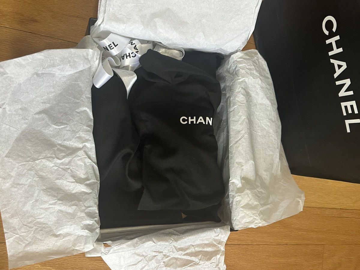 Chanel Chanel CC Platform Pumps - Beige/Black Size US 9 / IT 39 - 11 Thumbnail