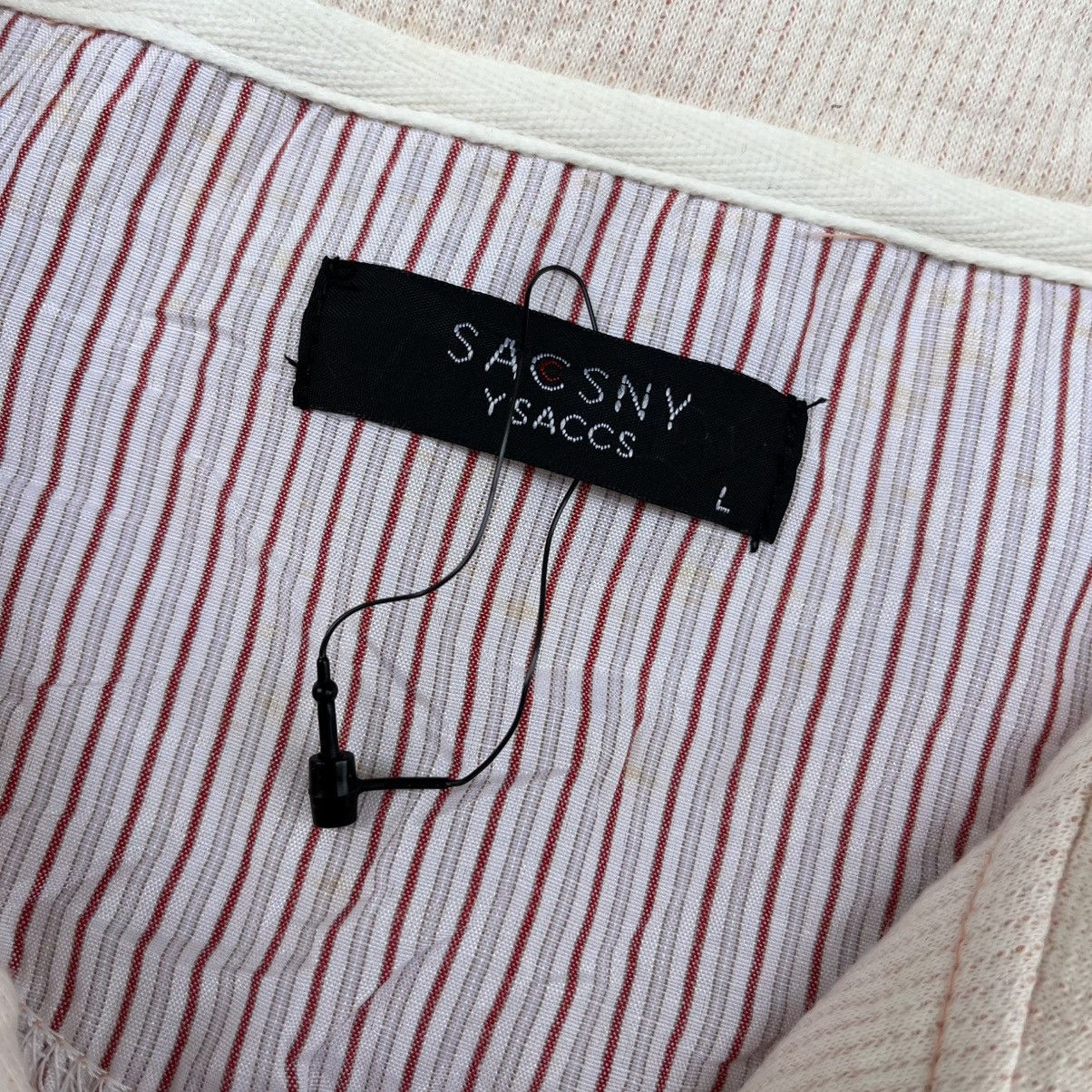 Yohji Yamamoto Sacsny Ysaccs by Yohji Yamamoto Quarter Zip Japanese Sweater Size US L / EU 52-54 / 3 - 6 Thumbnail