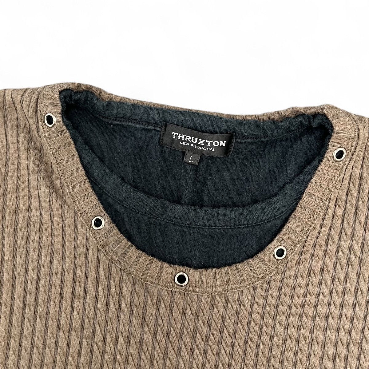 Japanese Brand Thruxton Pleated Textured Japanese Tee Issey Style Size US M / EU 48-50 / 2 - 3 Thumbnail