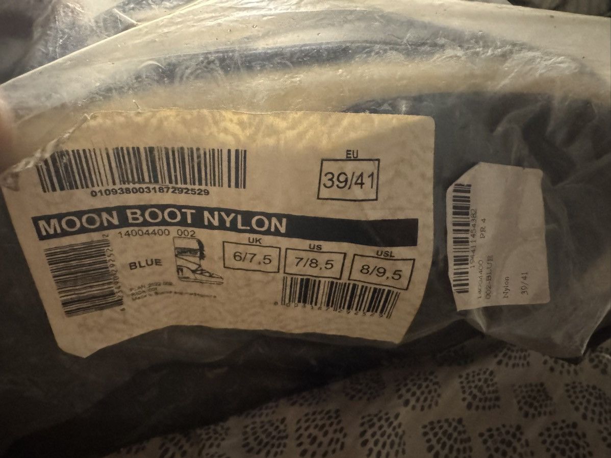 Moon Boot Blue Nylon Moon Boot Size US 7 / IT 37 - 10 Thumbnail