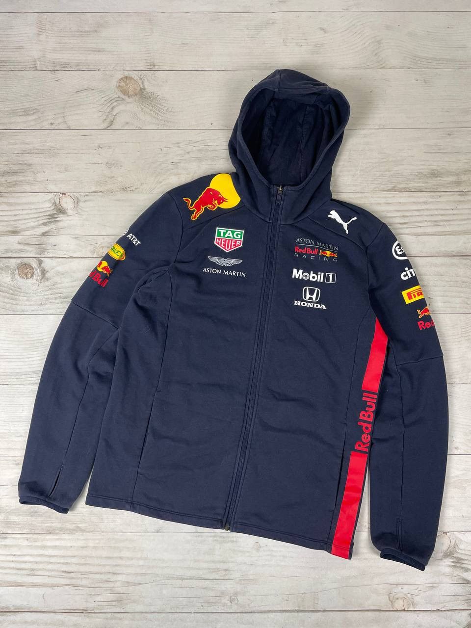 Vintage Puma Honda Red Bull Racing Hoodie Nascar