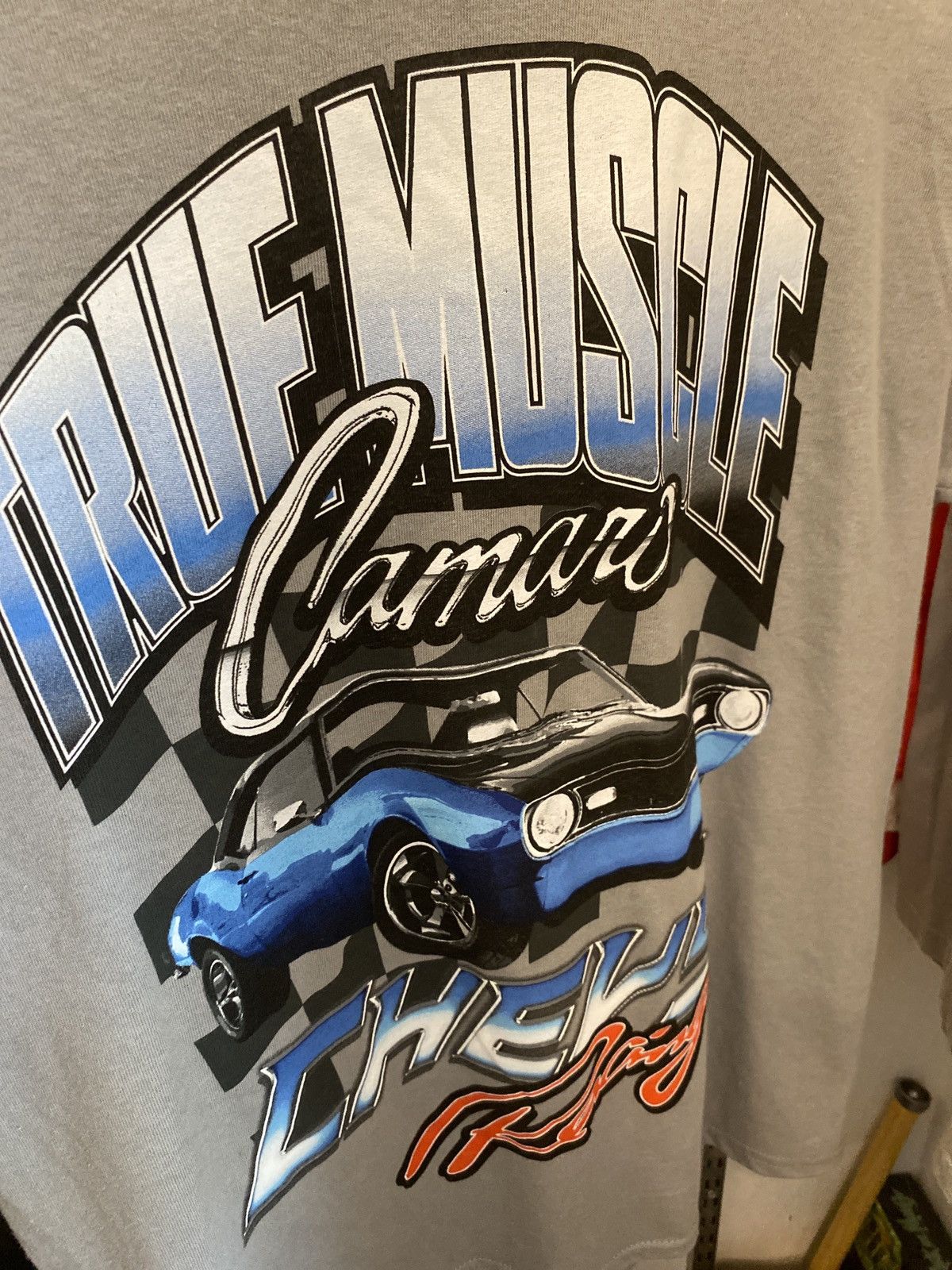 Gildan Vintage Camaro Racing Grey T-Shirt Size US M / EU 48-50 / 2 - 5 Thumbnail