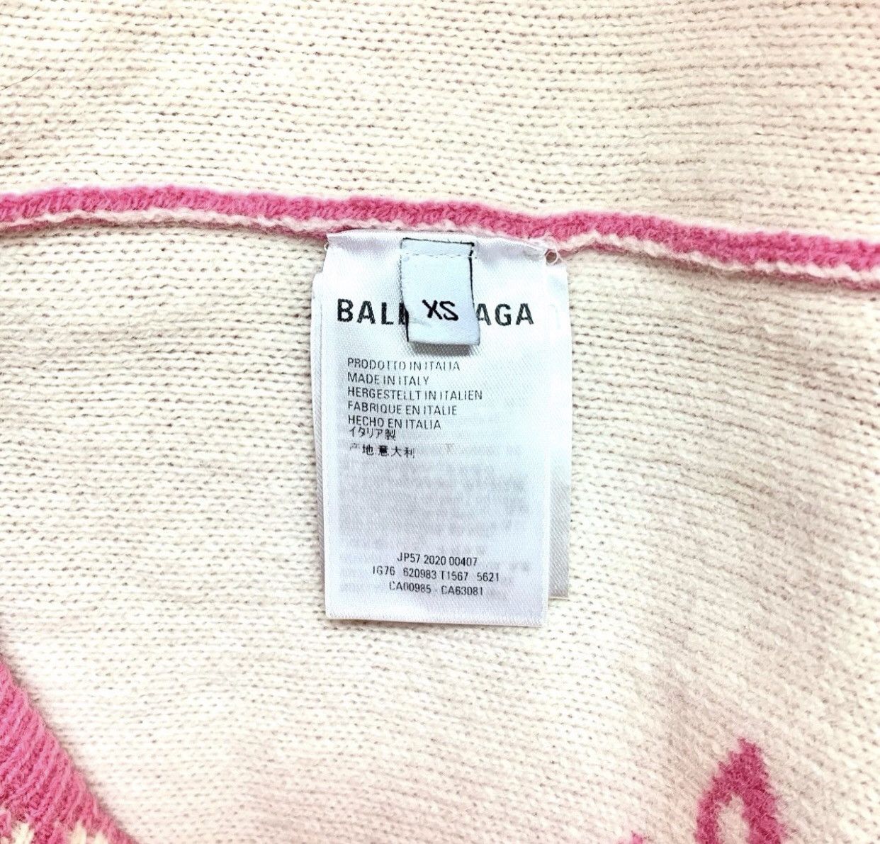 Balenciaga Balenciaga Pink Bullet Logo Sweater 2412-Nextarrow Size US XS / EU 42 / 0 - 8 Thumbnail