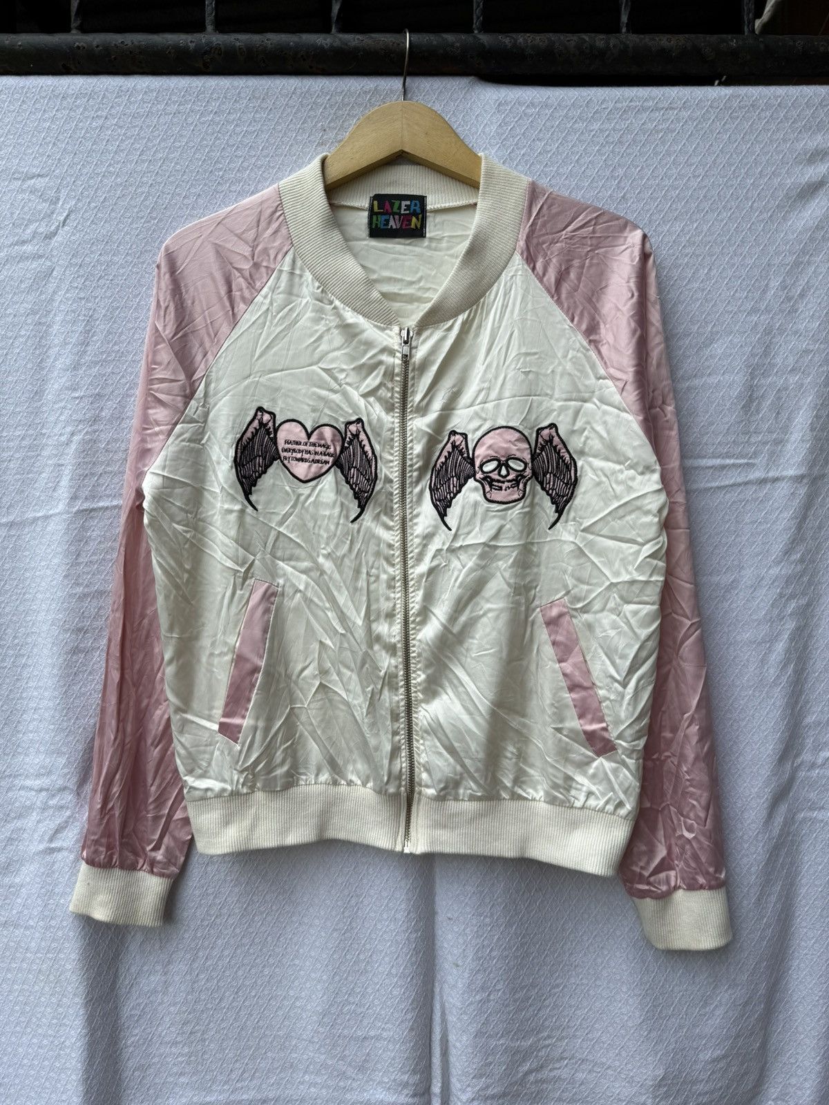 Japanese Brand Lazer heaven bomber jacket skull Size US M / EU 48-50 / 2 - 1 Thumbnail