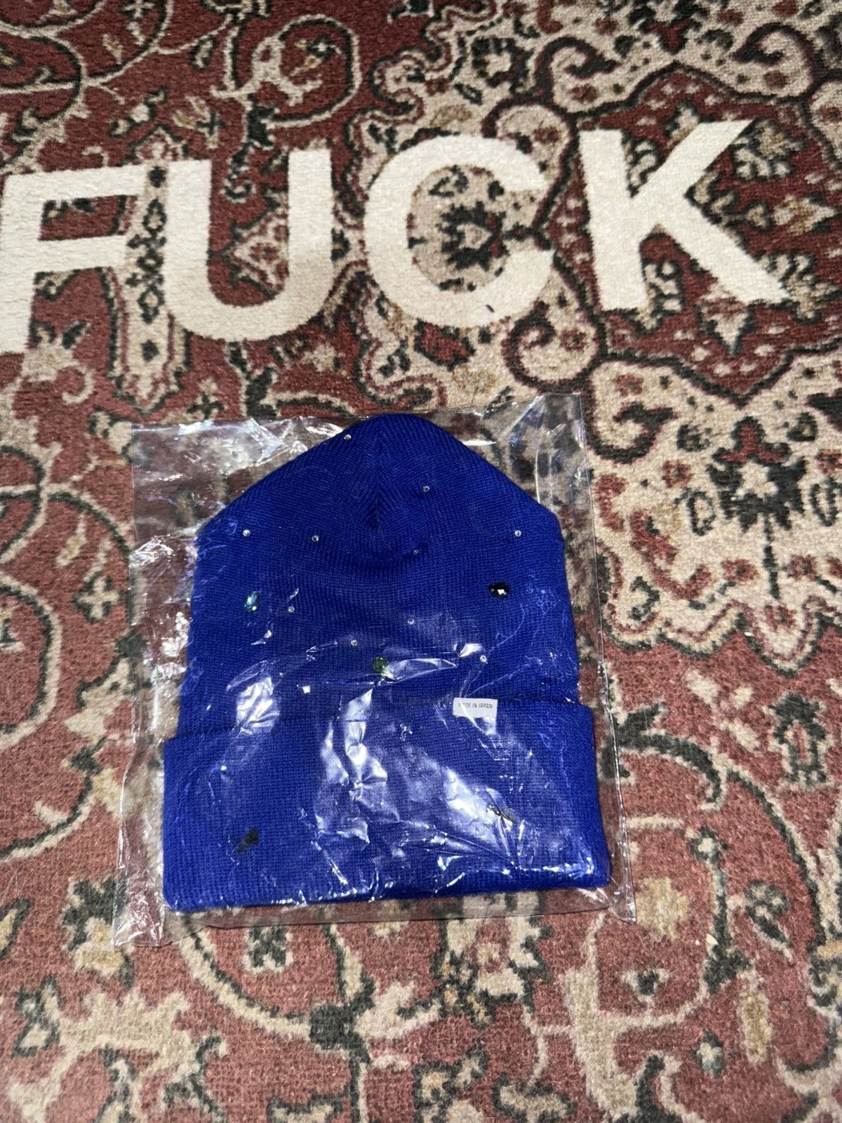 Lil Yachty × Nike LAB ( Life’s A Blur ) Blue Beanie Size ONE SIZE - 2 Thumbnail