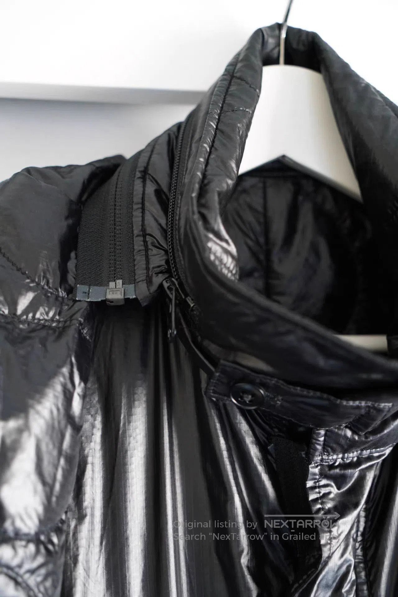 Yohji Yamamoto Black Long Parka with Hood . Size US S / EU 44-46 / 1 - 3 Thumbnail