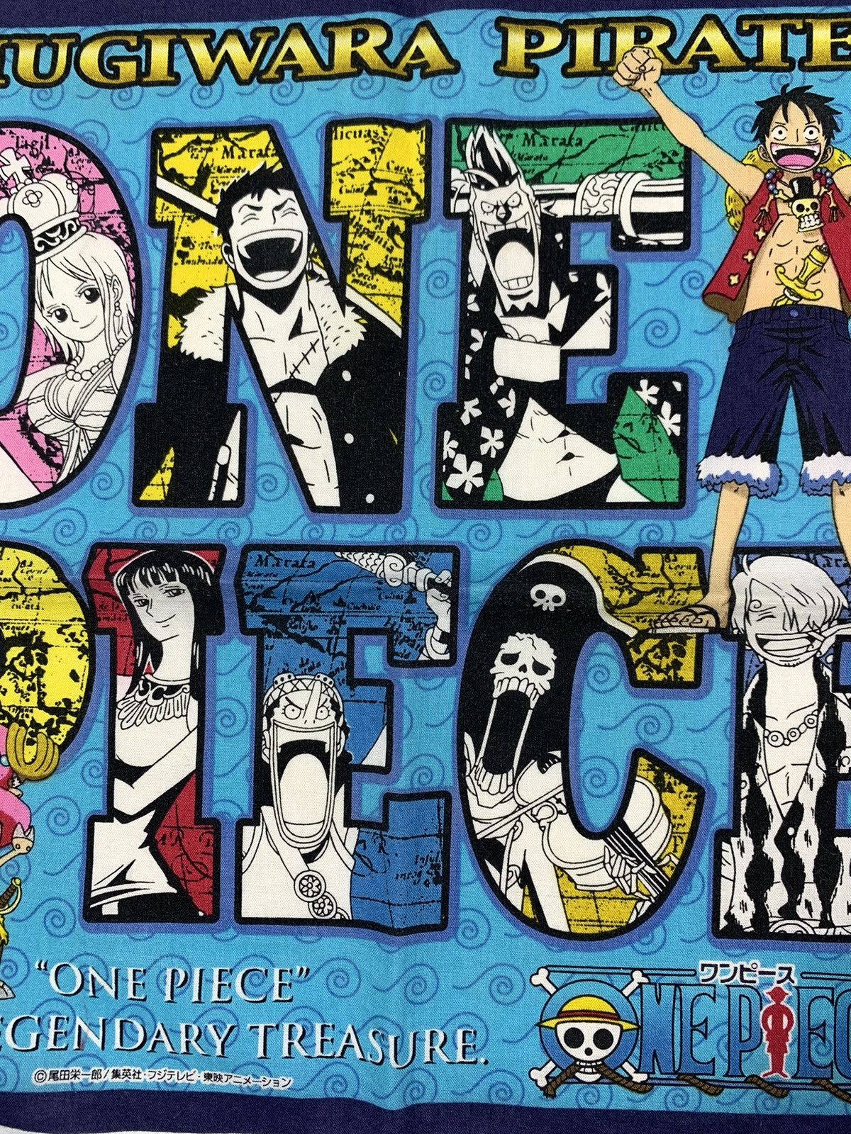 Anime × Japanese Brand × One Piece Handkerchief Onepiece Mugiwara Pirates Size ONE SIZE - 2 Thumbnail