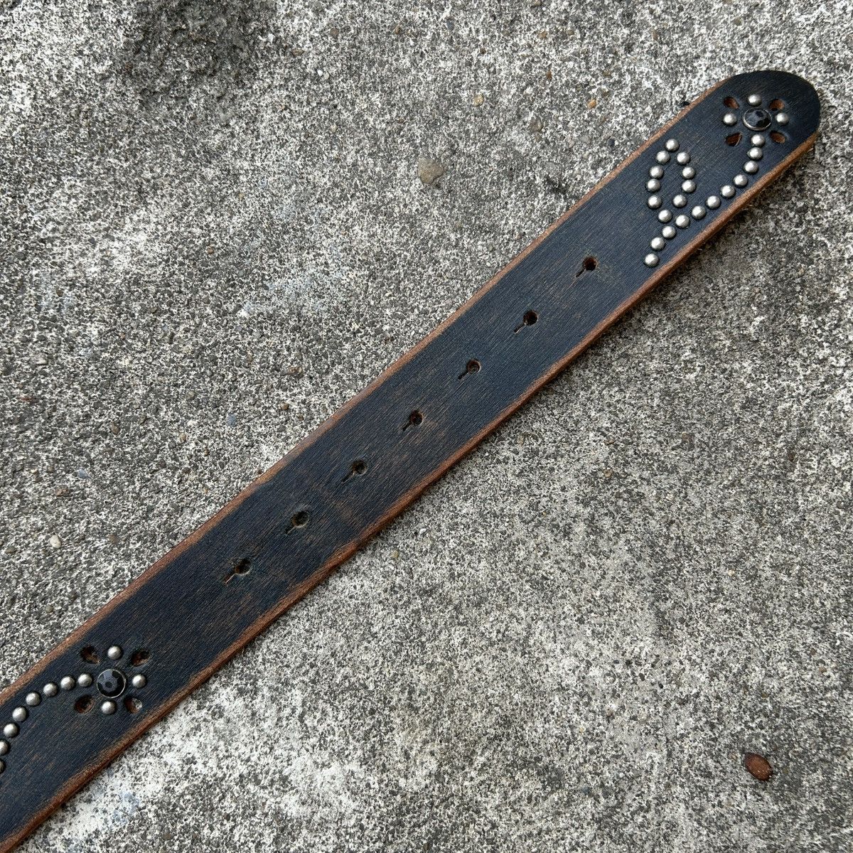 If Six Was Nine Vintage studded leather belt ⚫️ Size ONE SIZE - 15 Thumbnail