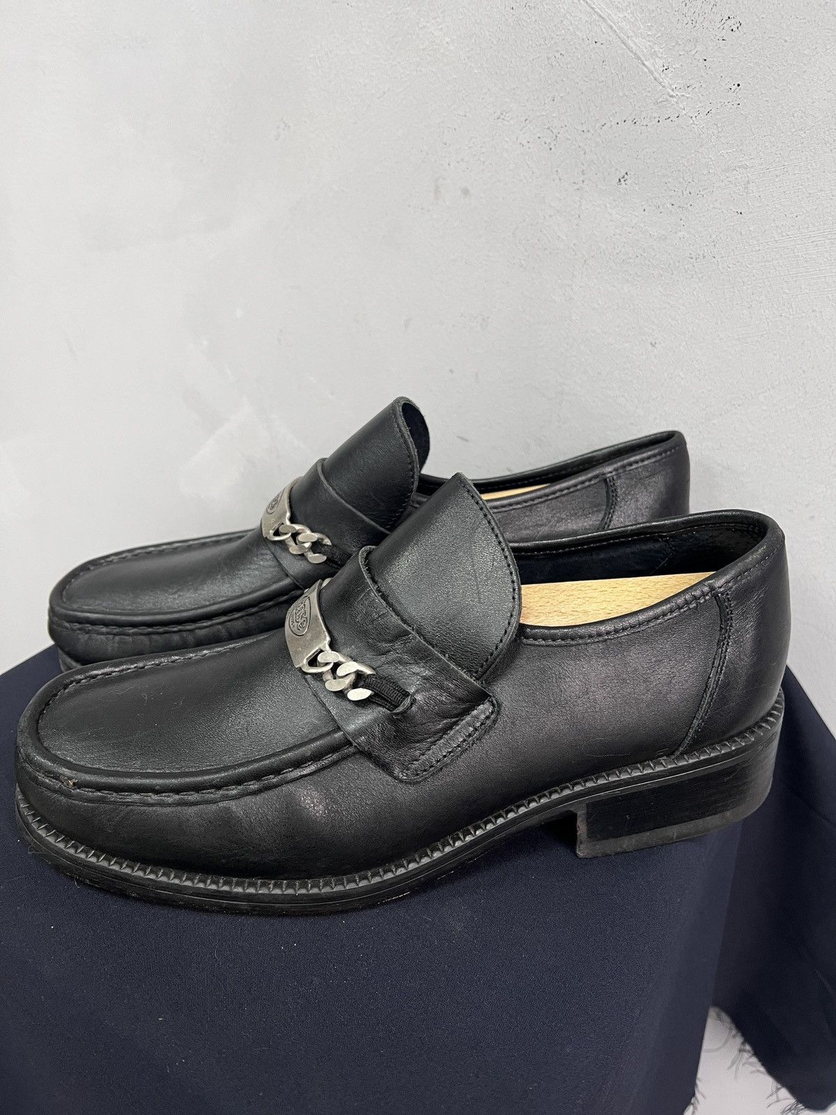 Hedi Slimane Chain avant garde gothic loafers hedi slimane style y2k Size US 10 / EU 43 - 8 Thumbnail