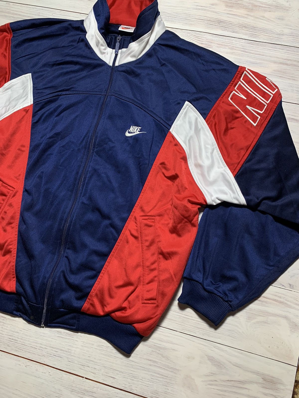 Nike × Vintage Nike vintage zip casual 90’s style Size US M / EU 48-50 / 2 - 2 Thumbnail