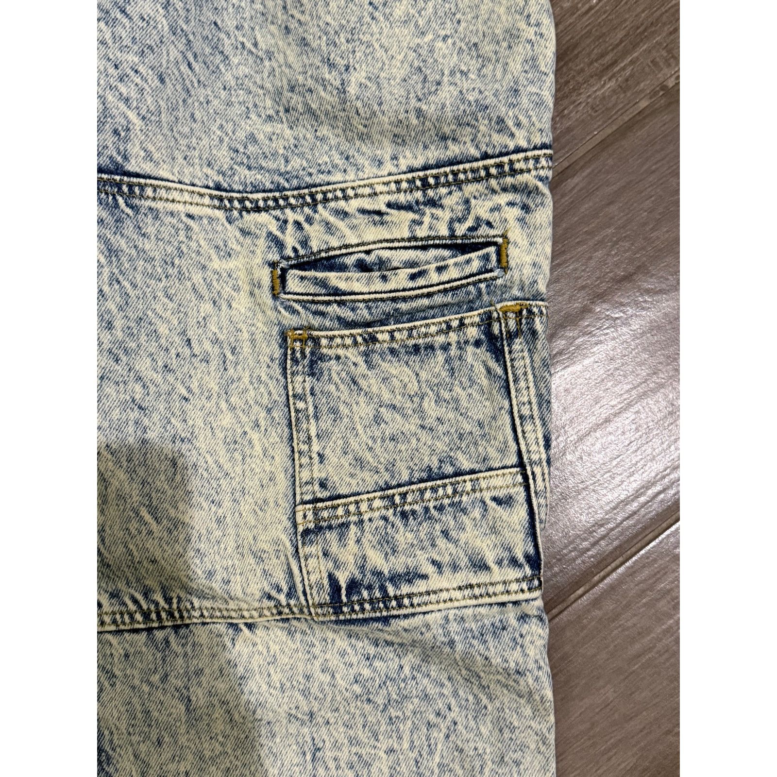 Lee Vintage 80s 90s Acid Wash LEE High-Waist Men's Jeans Size US 34 / EU 50 - 2 Thumbnail