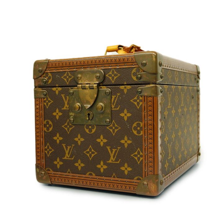 Authenticated used Louis Vuitton Monogram Bowat Flacon M21828 Makeup Box Case Trunk, Adult Unisex, Size: (HxWxD): 21cm x 22cm x 30cm / 8.26'' x 8.66