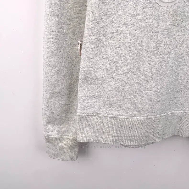 Loewe Loewe Heather Gray Logo Embroidered Cotton Crew Neck Long- Size M / US 6-8 / IT 42-44 - 5 Thumbnail