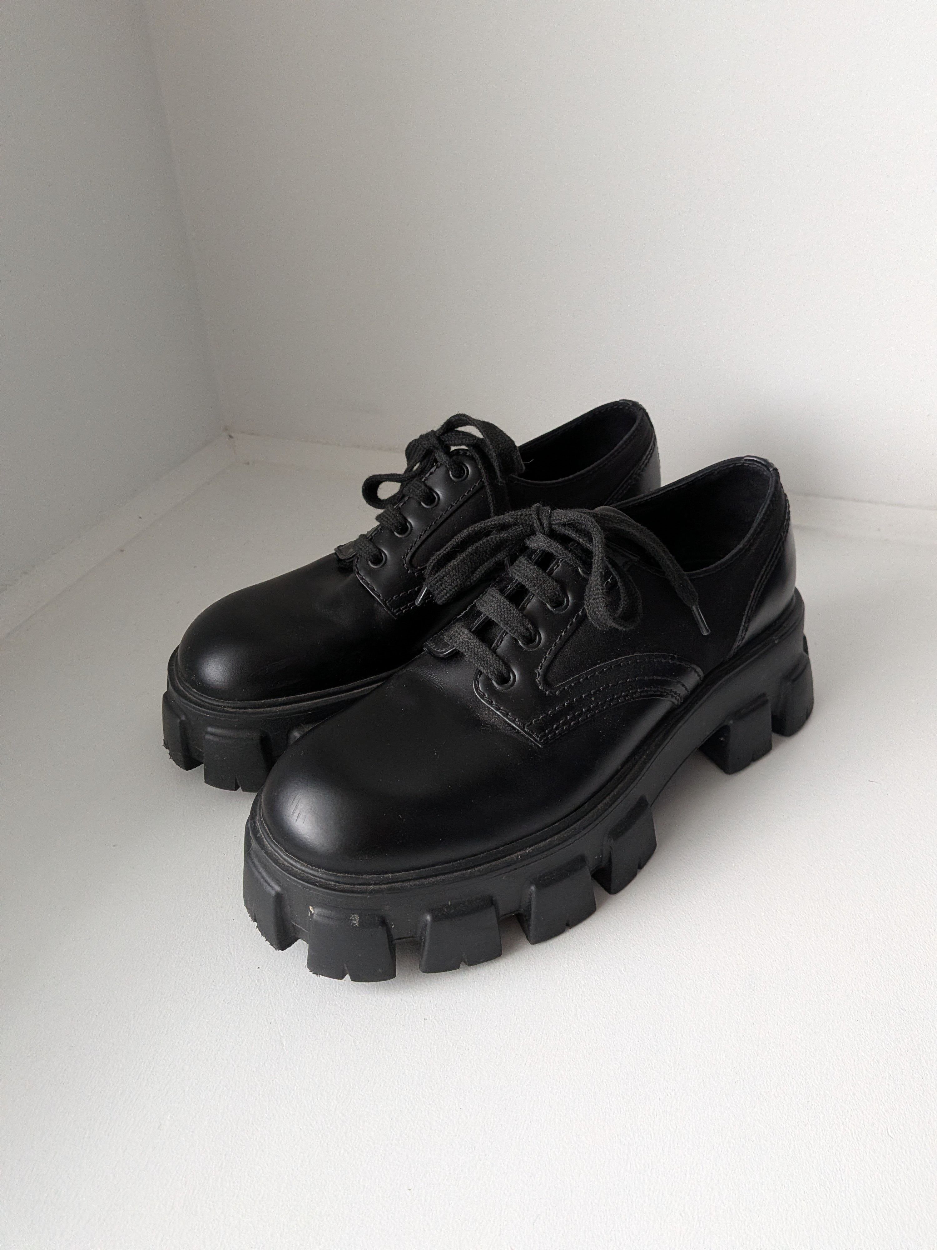 Prada Prada Monolith Leather Lace Up Derby Size US 9 / EU 42 - 1 Thumbnail