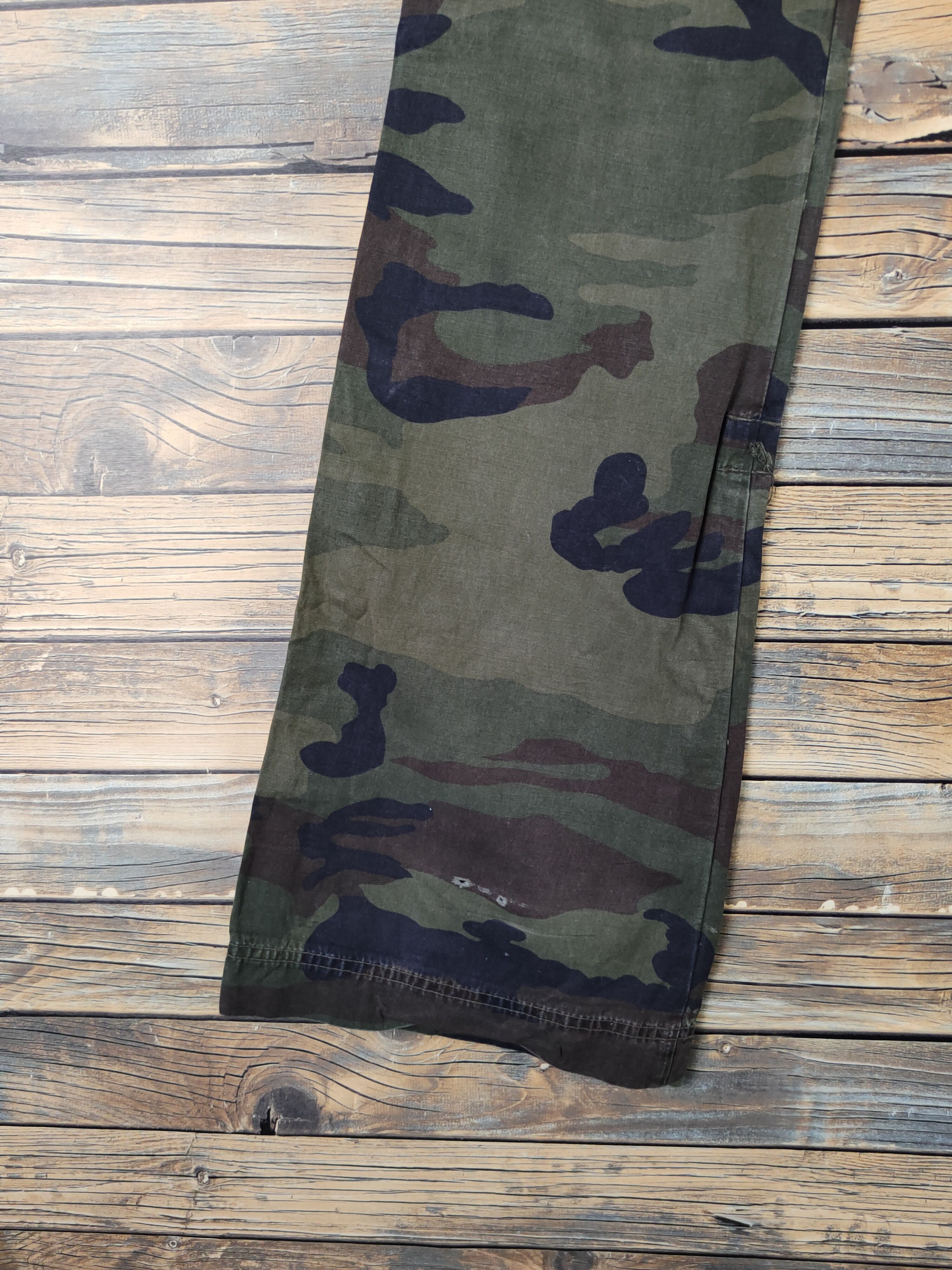 Alpha Industries DL Alpha Industries Camouflage Multipocket Cargo Pants #2348 Size 26" / US 2 / IT 38 - 9 Thumbnail