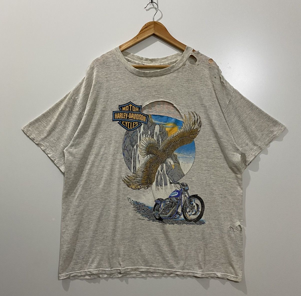 Vintage Vintage t-shirt harley davidson 1995 Size US XL / EU 56 / 4 - 1 Thumbnail