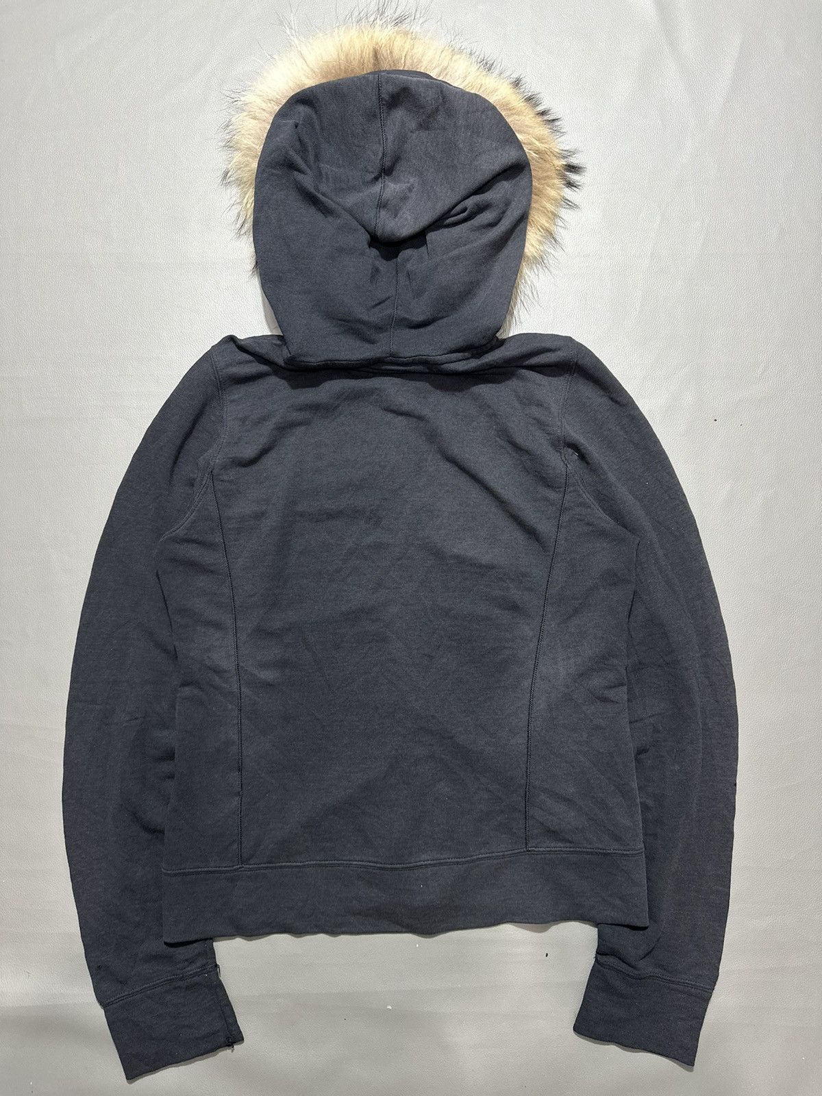 Isamu Katayama Backlash 2000s DRY BLACK HOODED PARKA FUR ZIP HOODIE LGB STYLE Size US S / EU 44-46 / 1 - 2 Thumbnail
