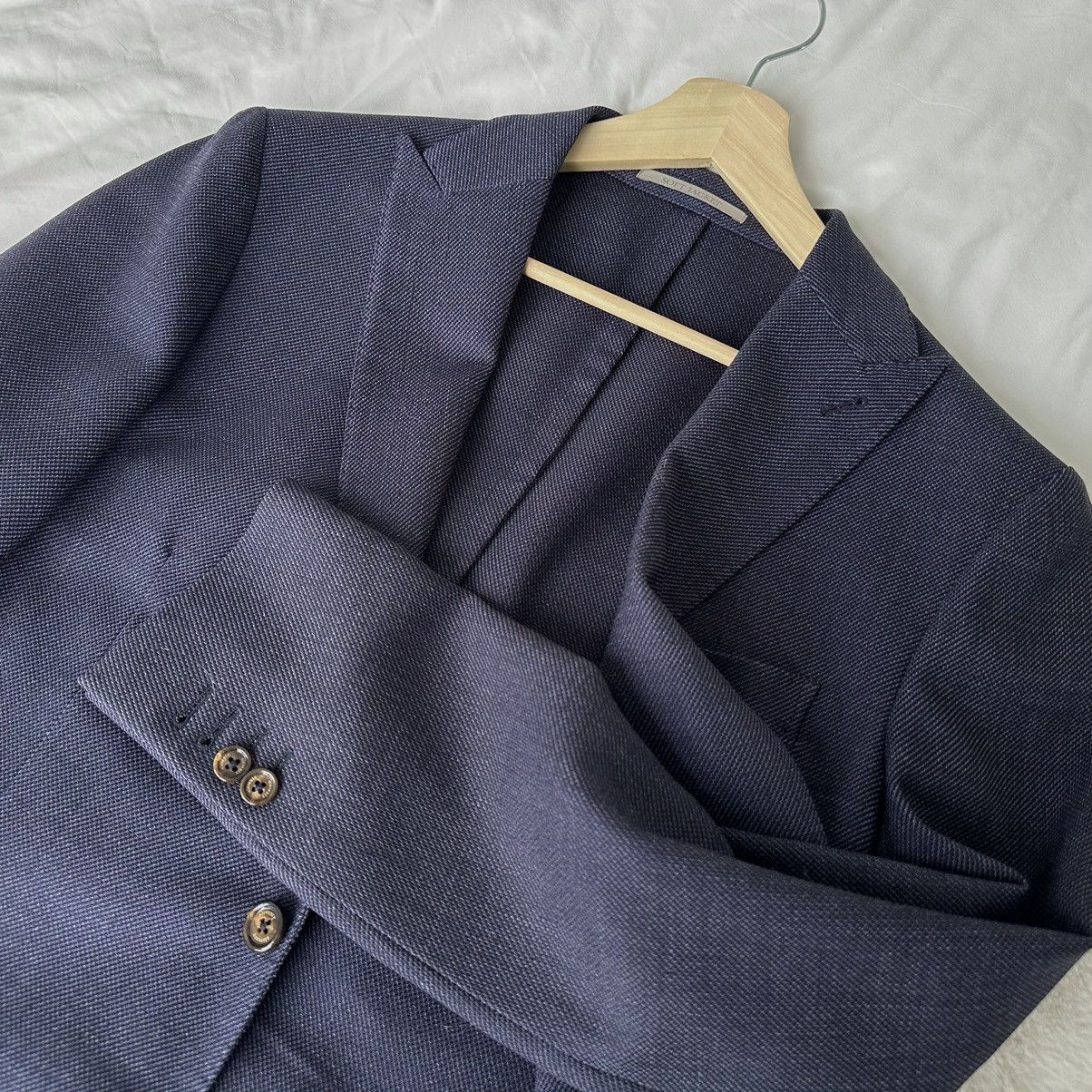 Eleventy Sport Coat in Blue Textured Wool 52EU/42US Size 52S - 4 Thumbnail