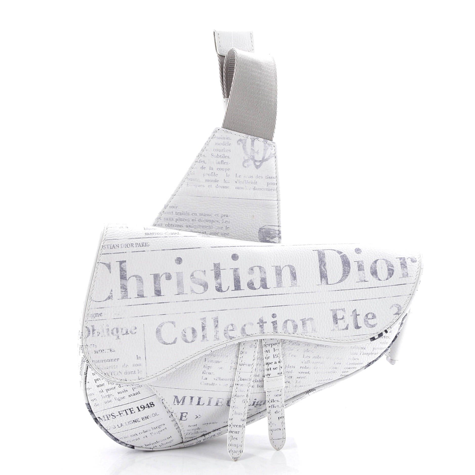 Dior Daniel Arsham Saddle Crossbody Bag Size ONE SIZE - 1 Thumbnail