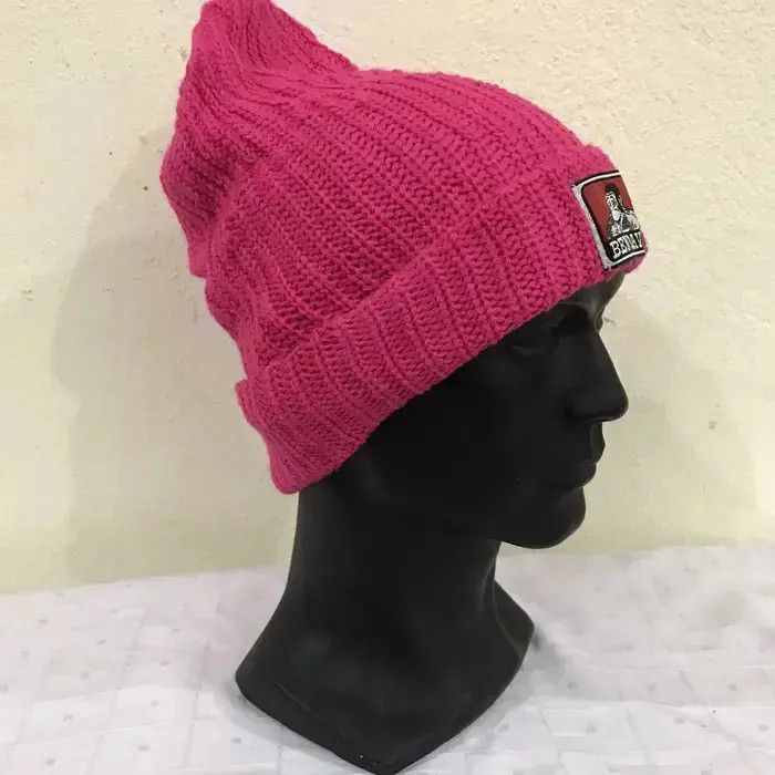Ben Davis × Vintage Ben Davis Small Logo Beanie Hat Size ONE SIZE - 3 Thumbnail