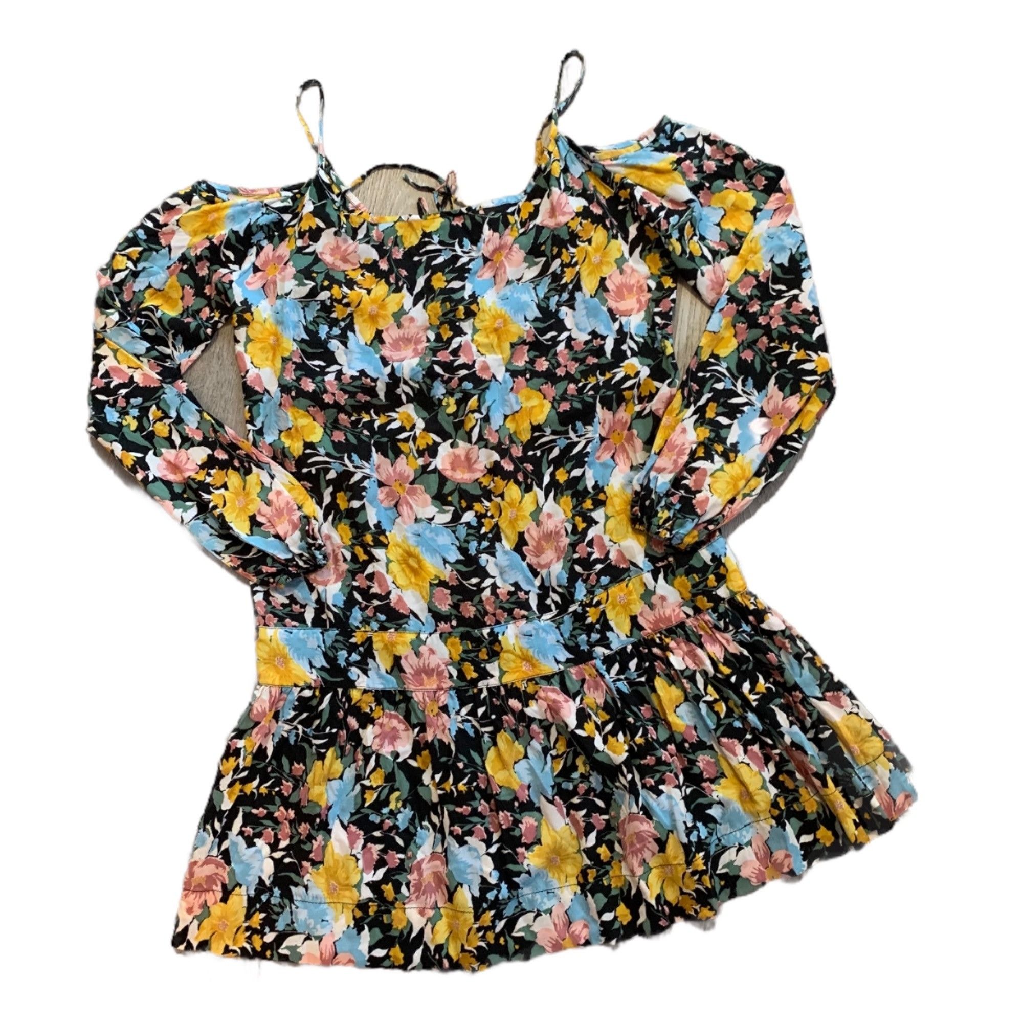 Other Auguste The Label Floral Cold Shoulder 100% Rayon Dress 4 Size S / US 4 / IT 40 - 4 Thumbnail