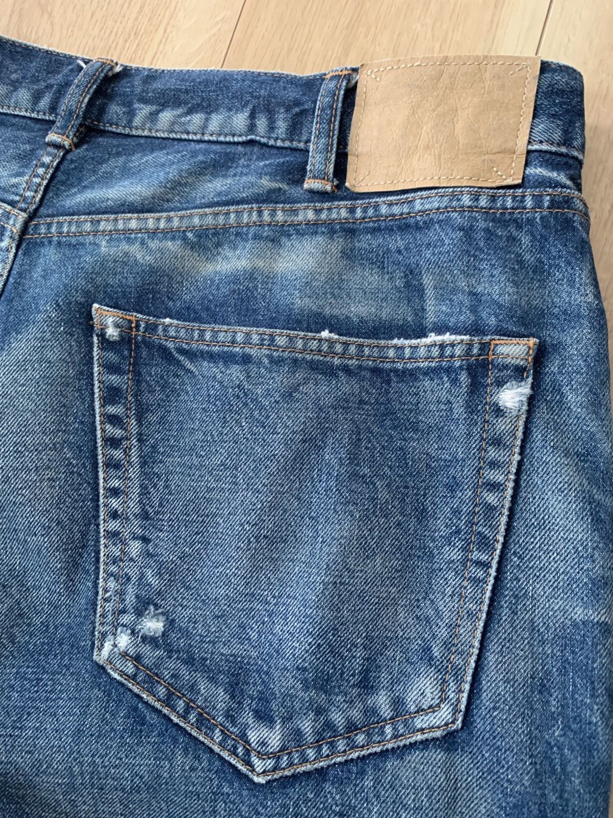 Celine Hedi era Celine destroyed moonlight wash DENIM Size US 34 / EU 50 - 4 Thumbnail