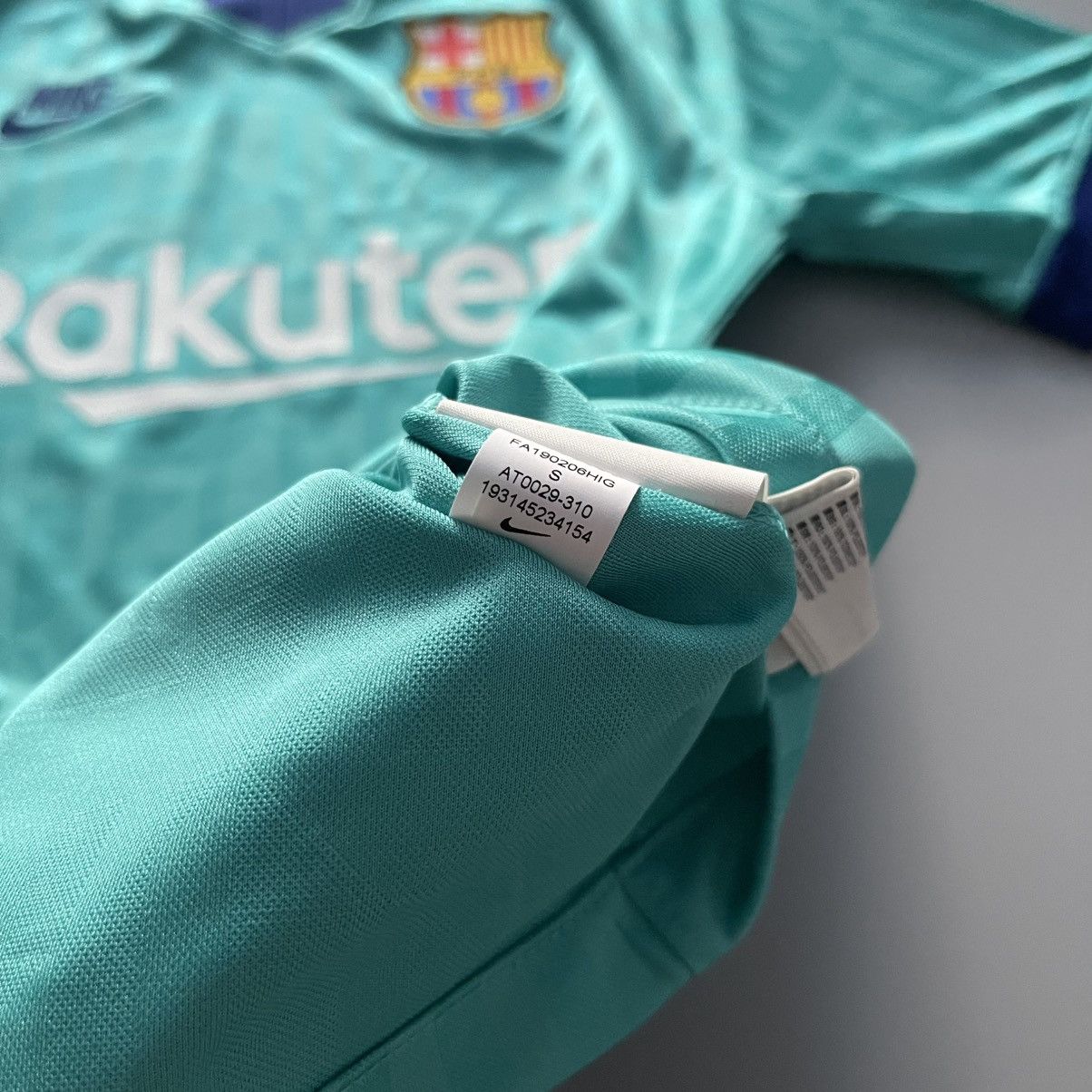 Nike × Vintage NWT BARCELONA NIKE 2019/2020 FOOTBALL THIRD JERSEY #10 MESSI Size US S / EU 44-46 / 1 - 9 Thumbnail