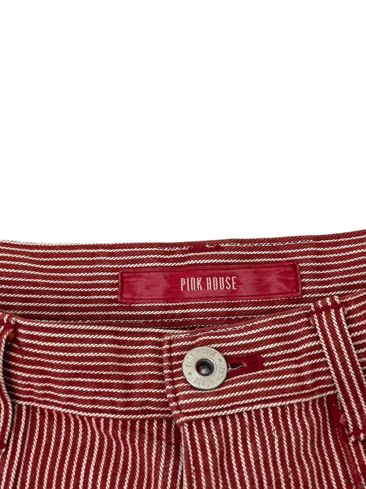 Japanese Brand Hickory Bush Jeans Pink House Japan Striped Regular 7🟦9 Size US 28 / EU 44 - 7 Thumbnail