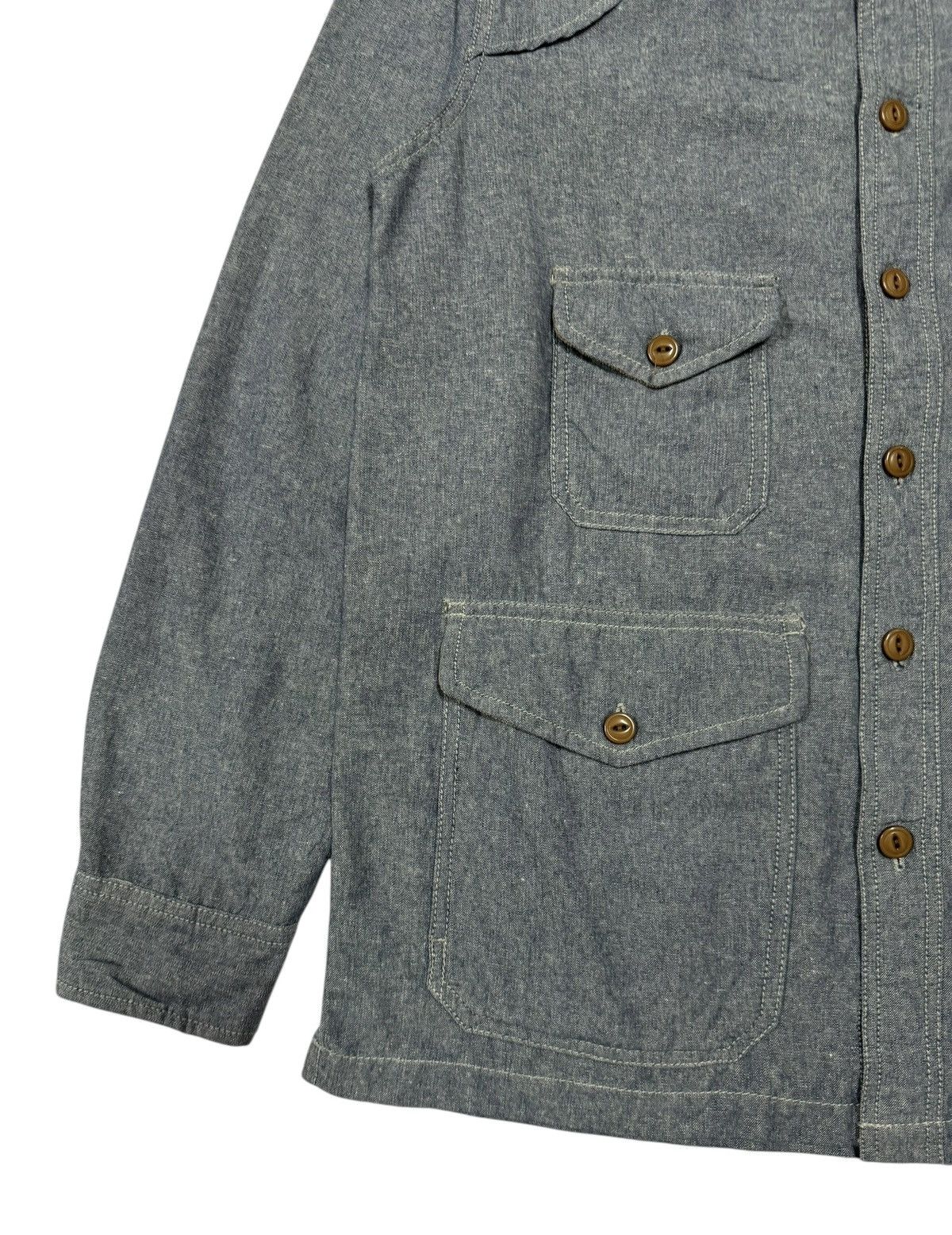 Japanese Brand × go slow caravan Gsc Union Made Multipocket Workers Chambray jacket Size US M / EU 48-50 / 2 - 9 Thumbnail