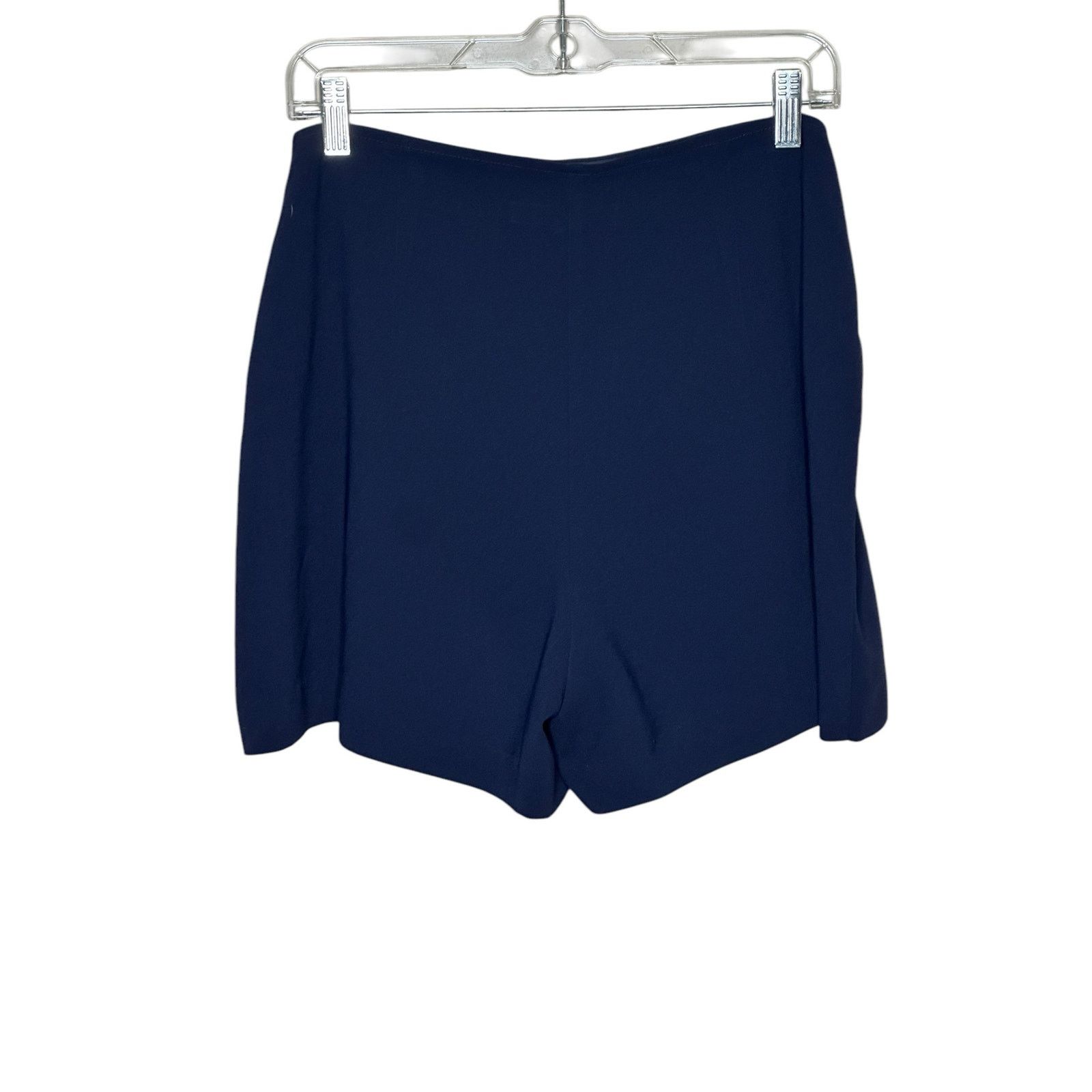 Trina Turk Trina Turk blue front bow high rise dress shorts size 8 Size 30" / US 8 / IT 44 - 5 Thumbnail