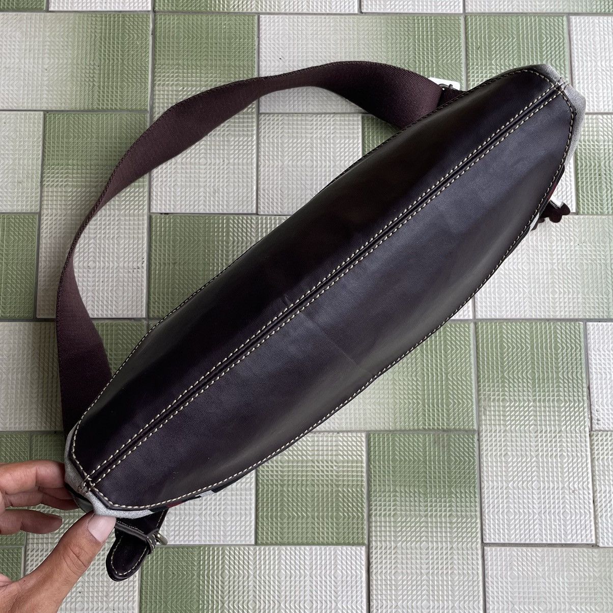 Japanese Brand 🔥 RARE UNISEX FIELD DREM BY SUNBRELLA FABRIC SHOULDER BAG Size ONE SIZE - 8 Thumbnail