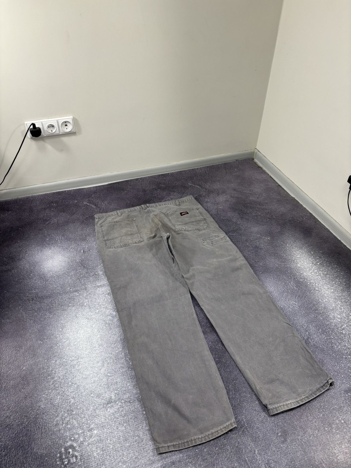 Dickies Vintage Dickies Gray Carpenter USA Work Baggy Pants Jeans Size US 40 / EU 56 - 3 Thumbnail