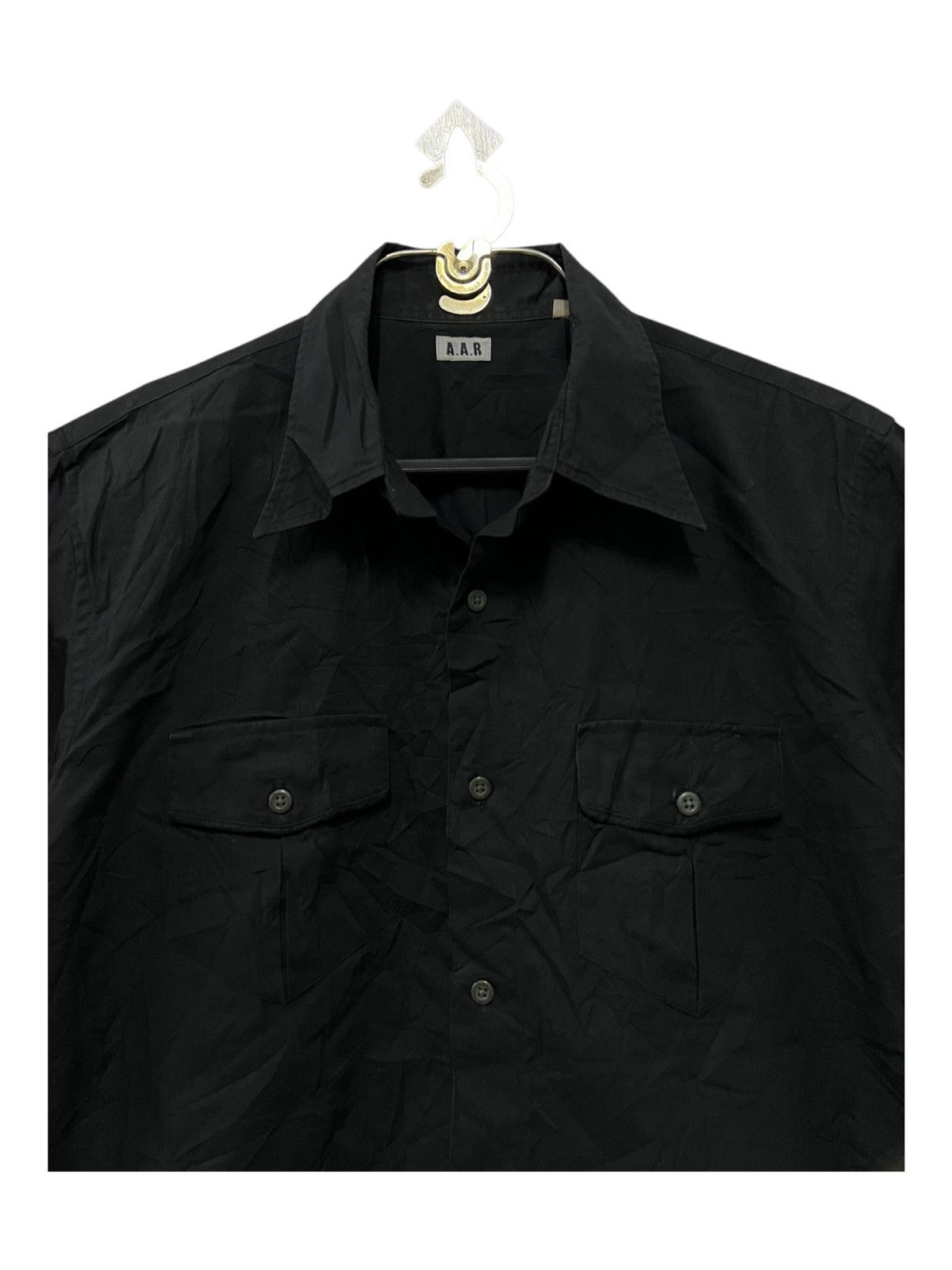 Yohji Yamamoto 1990s Yohji Yamamoto AAR Goth Minimal Button Western Shirt Size US M / EU 48-50 / 2 - 3 Thumbnail