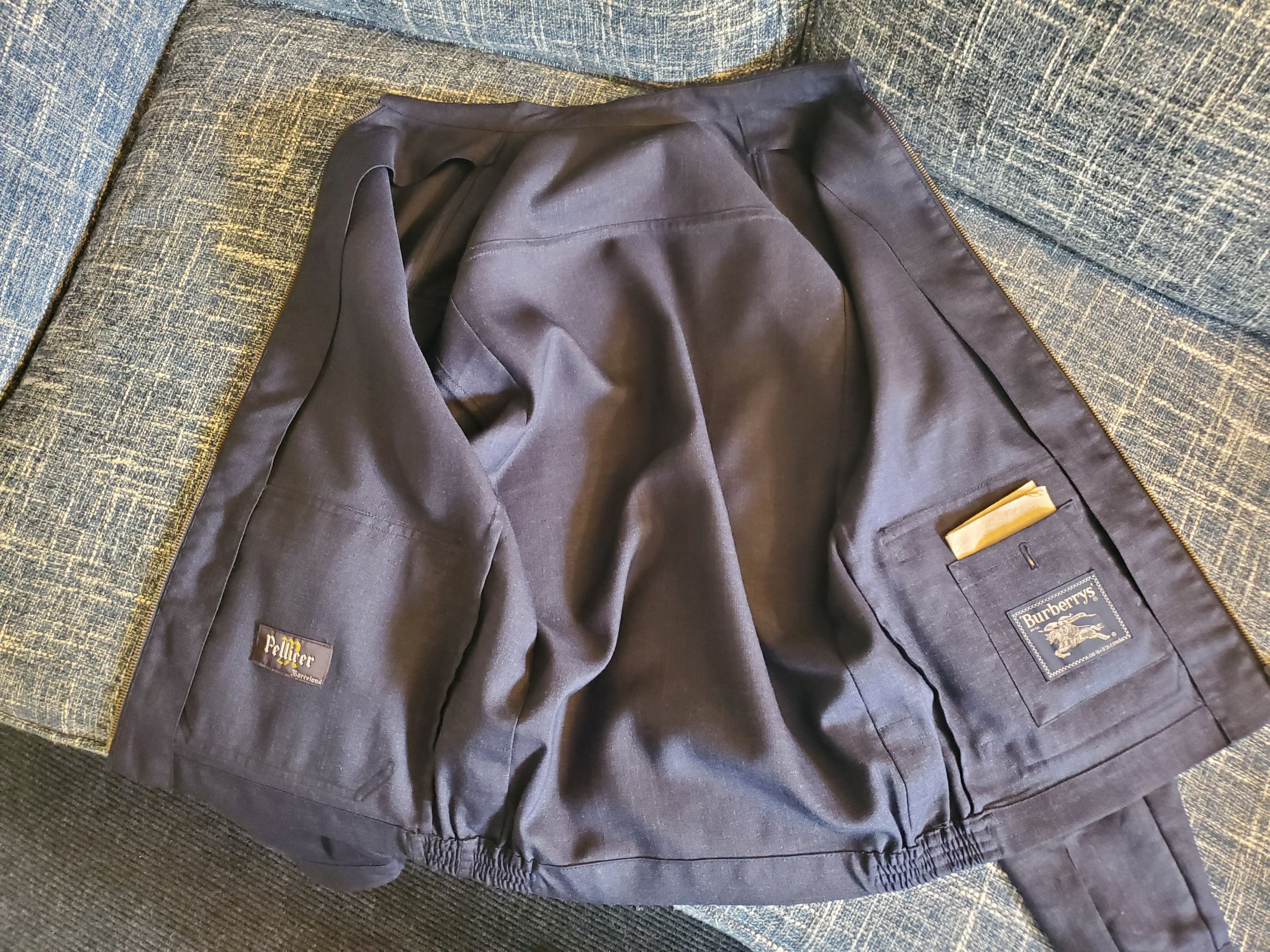 Burberry RARE Vintage Linen Burberry Jacket (Execellent Condition) Size US S / EU 44-46 / 1 - 7 Thumbnail
