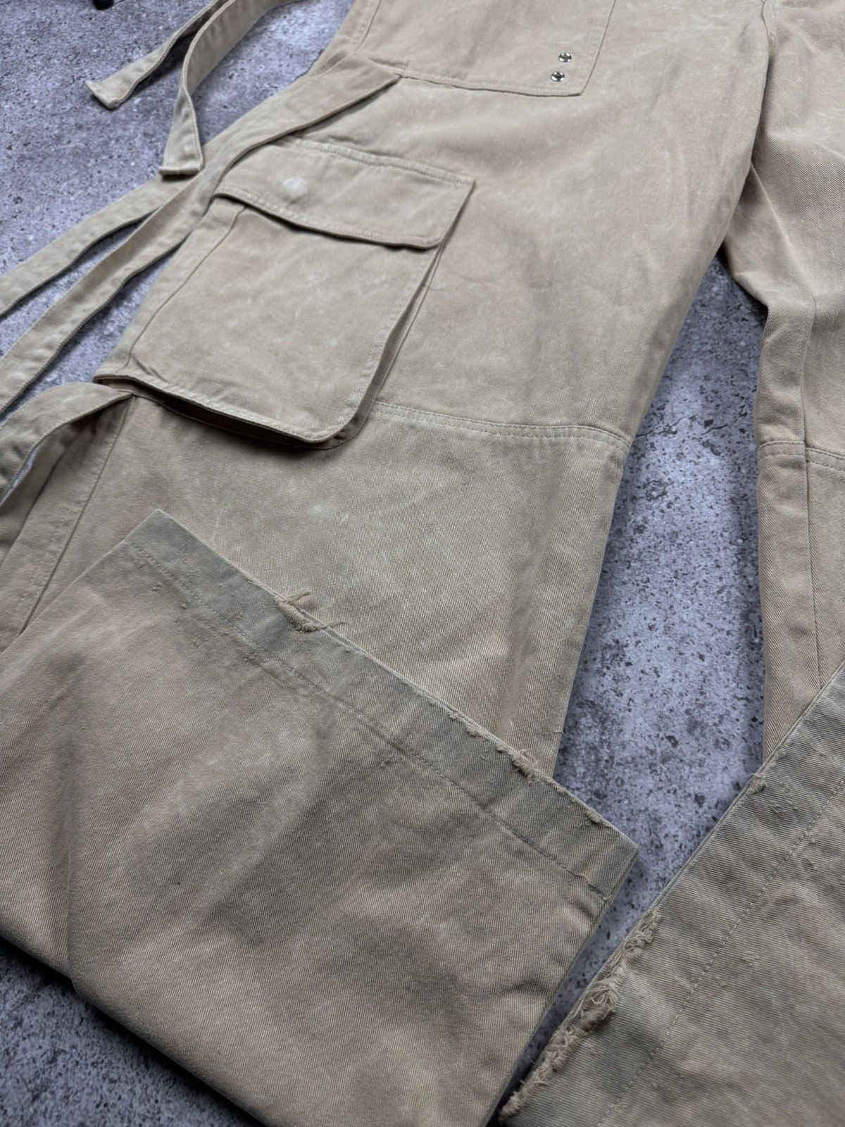 Japanese Brand Vintage Cargo Junya Style Baggy Bondage Pants Y2K Japan vibe Size 34" / US 12 / IT 48 - 7 Thumbnail