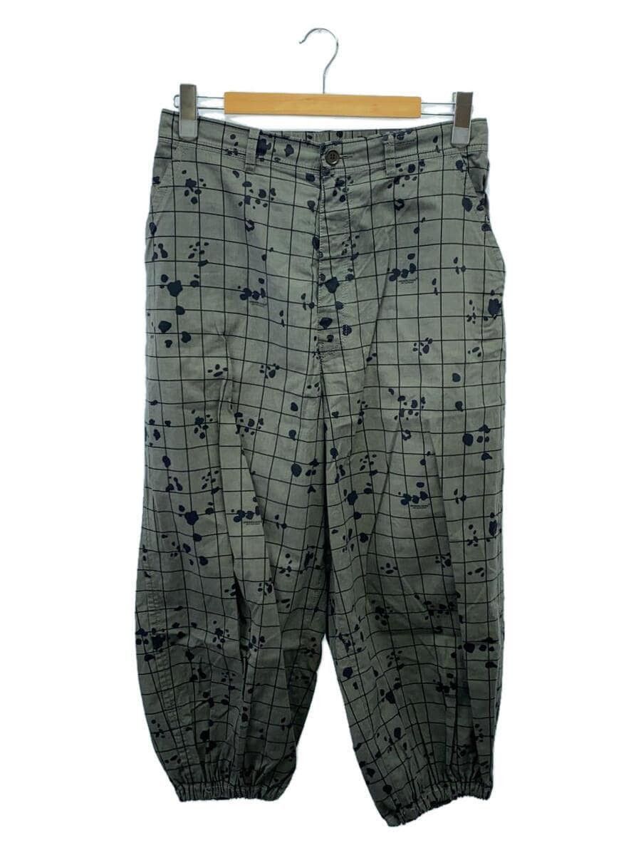 image of Undercover Ss21 Grid Pants in Khaki, Men's (Size 32)