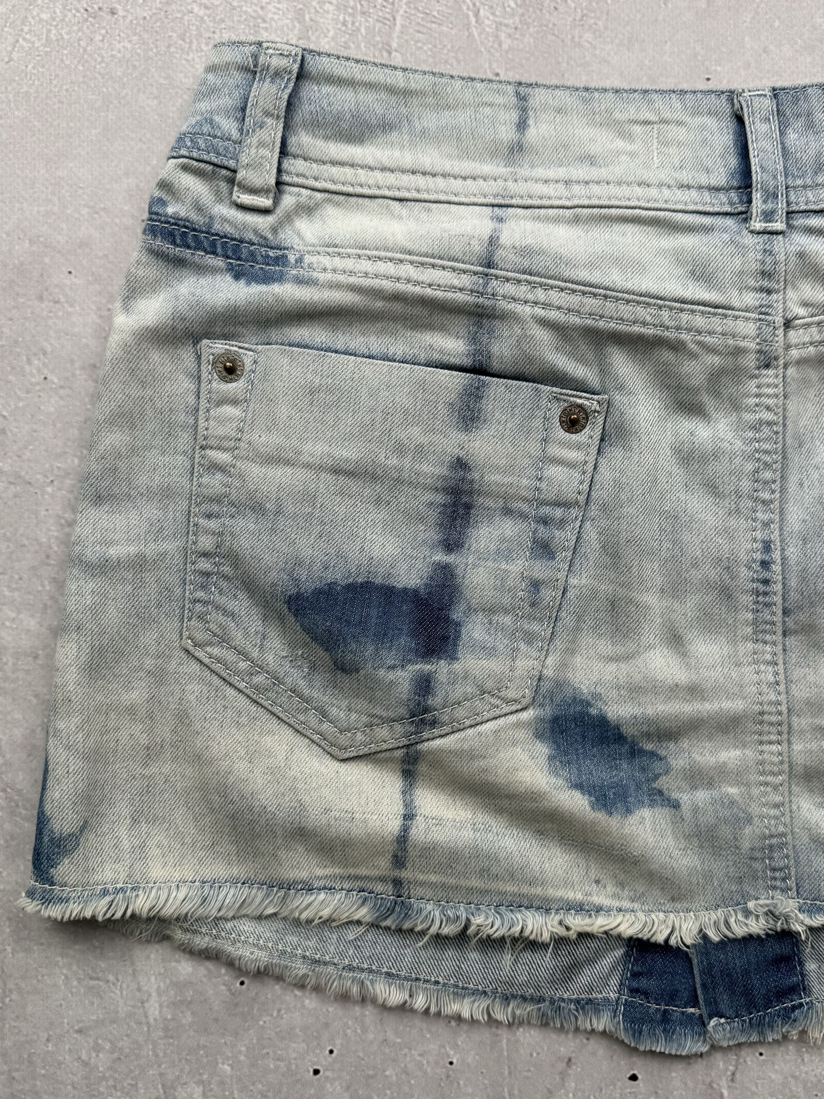 Japanese Brand × Vintage Vintage Jeans Mini Skirt Size 26" / US 2 / IT 38 - 6 Thumbnail